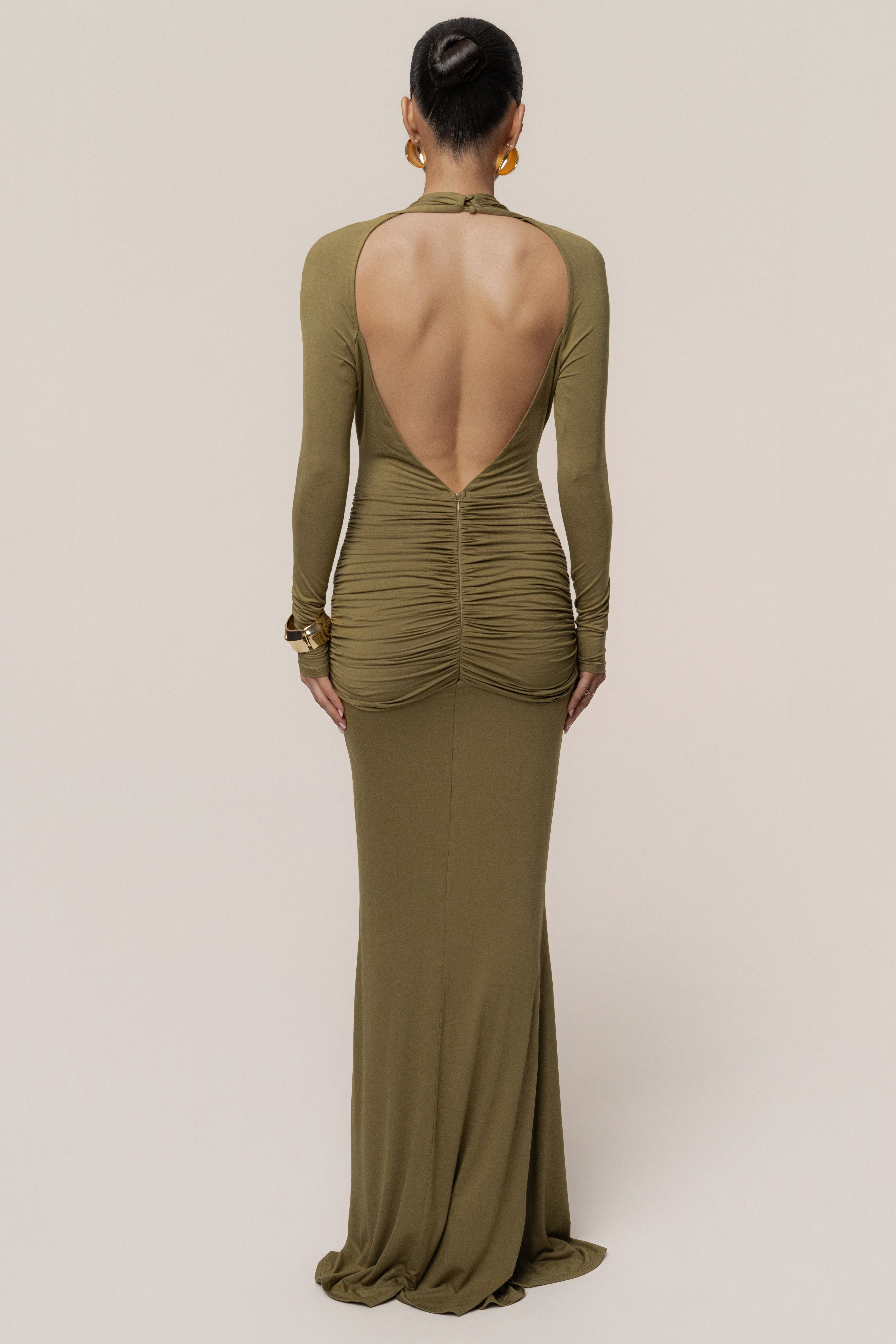 Olive All The Stars Maxi Dress - JLUXLABEL