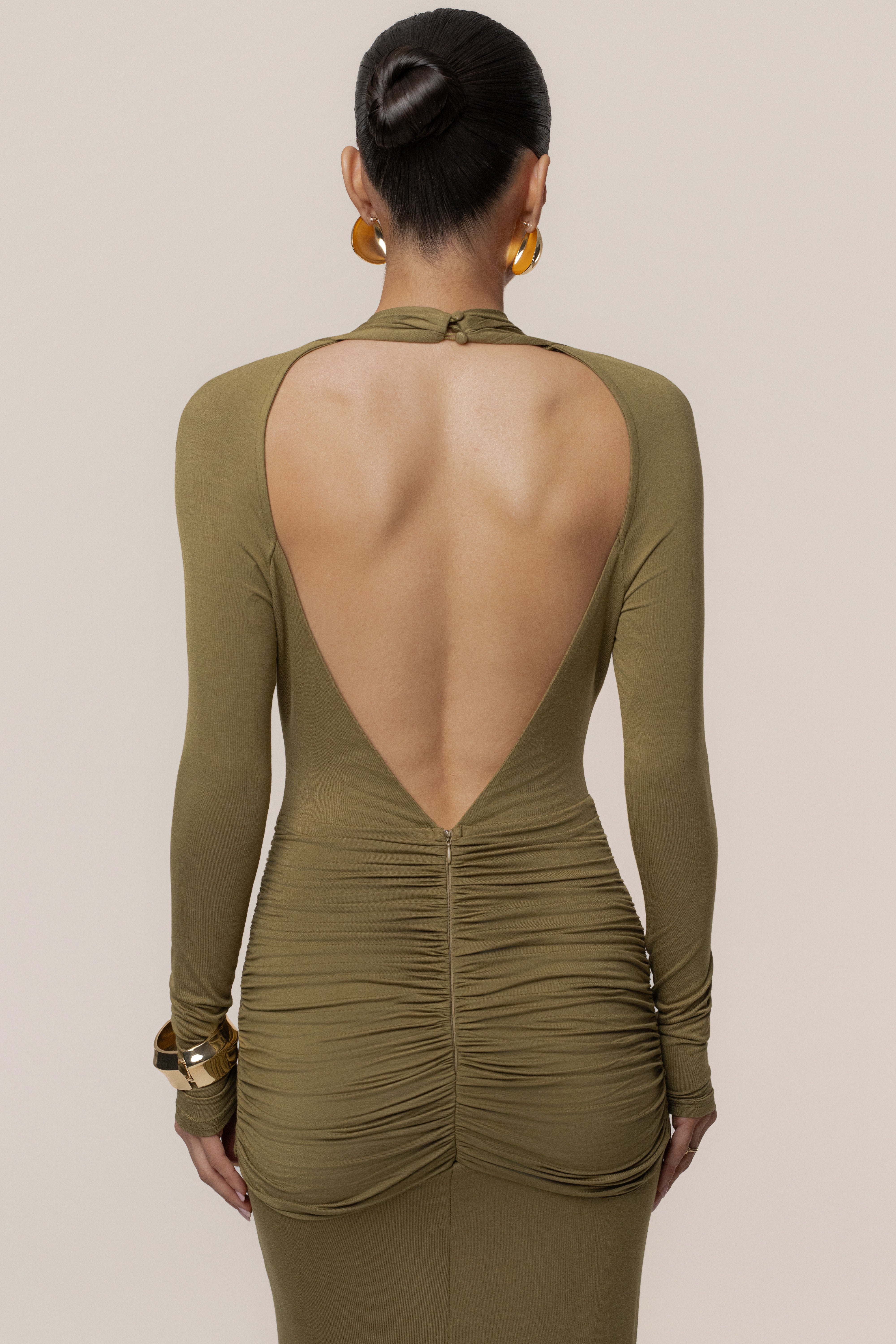 Olive All The Stars Maxi Dress - JLUXLABEL