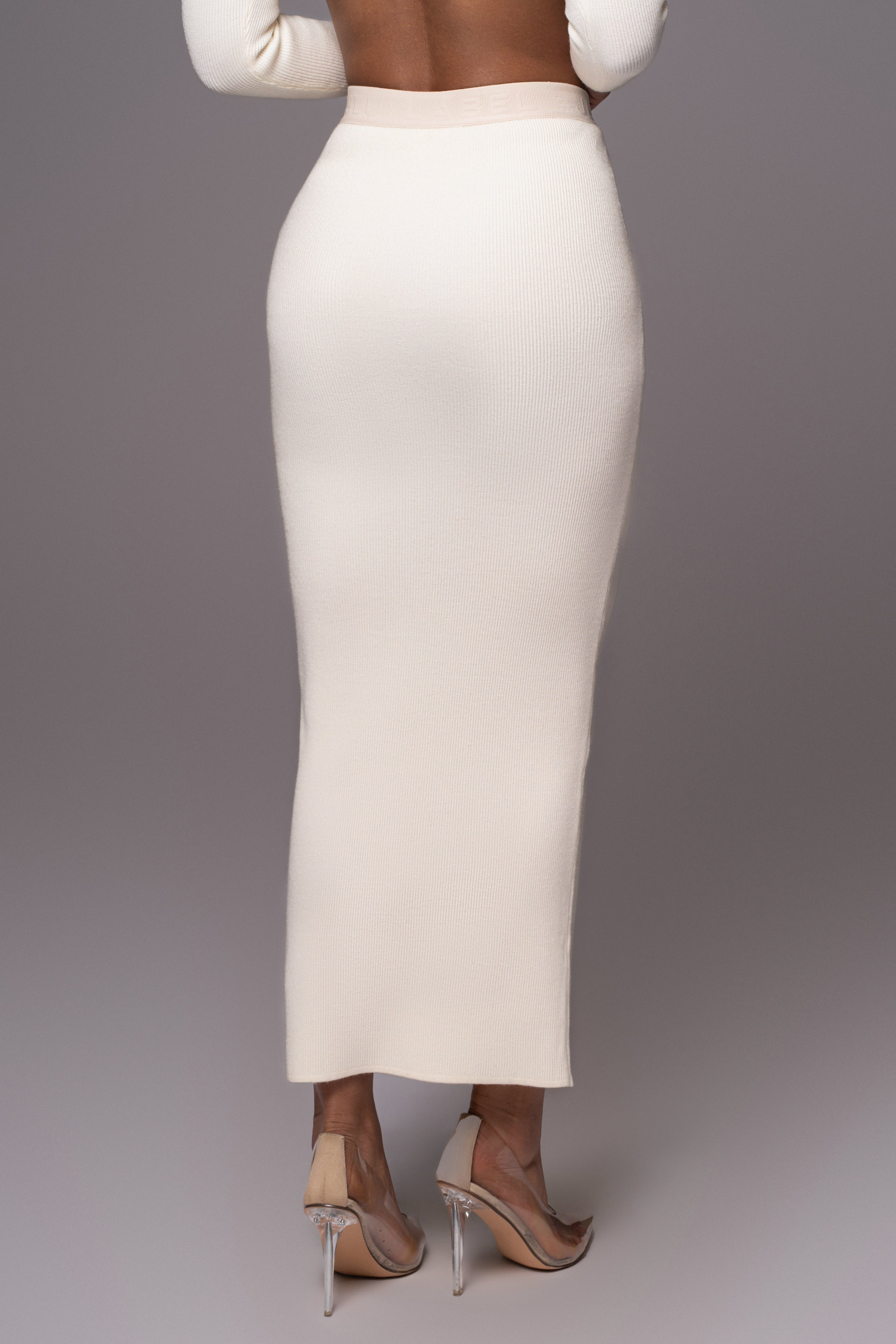 Buttercream Anise Ribbed Skirt Set - JLUXLABEL