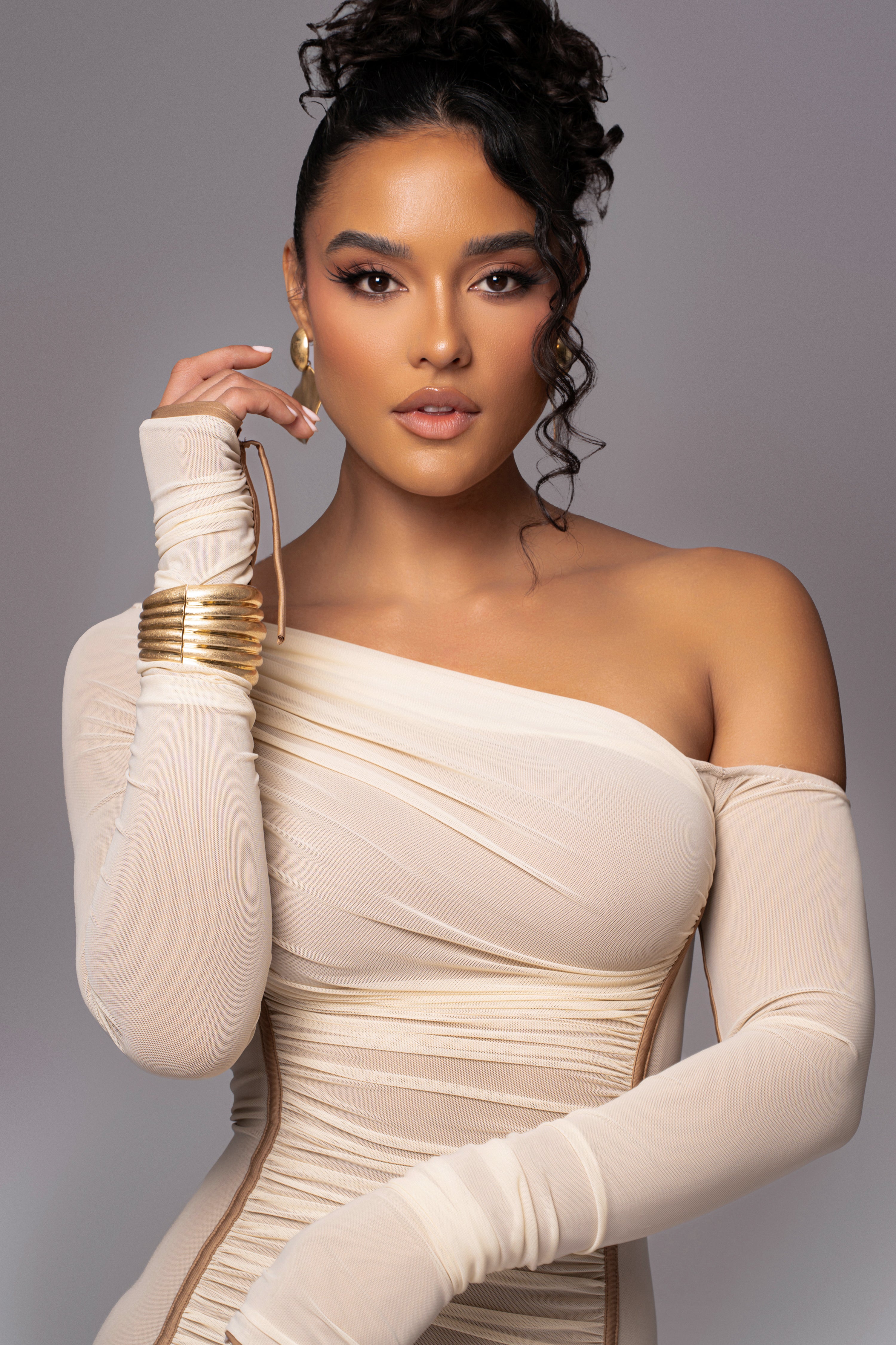 Buttercream Monika Midi Dress - JLUXLABEL