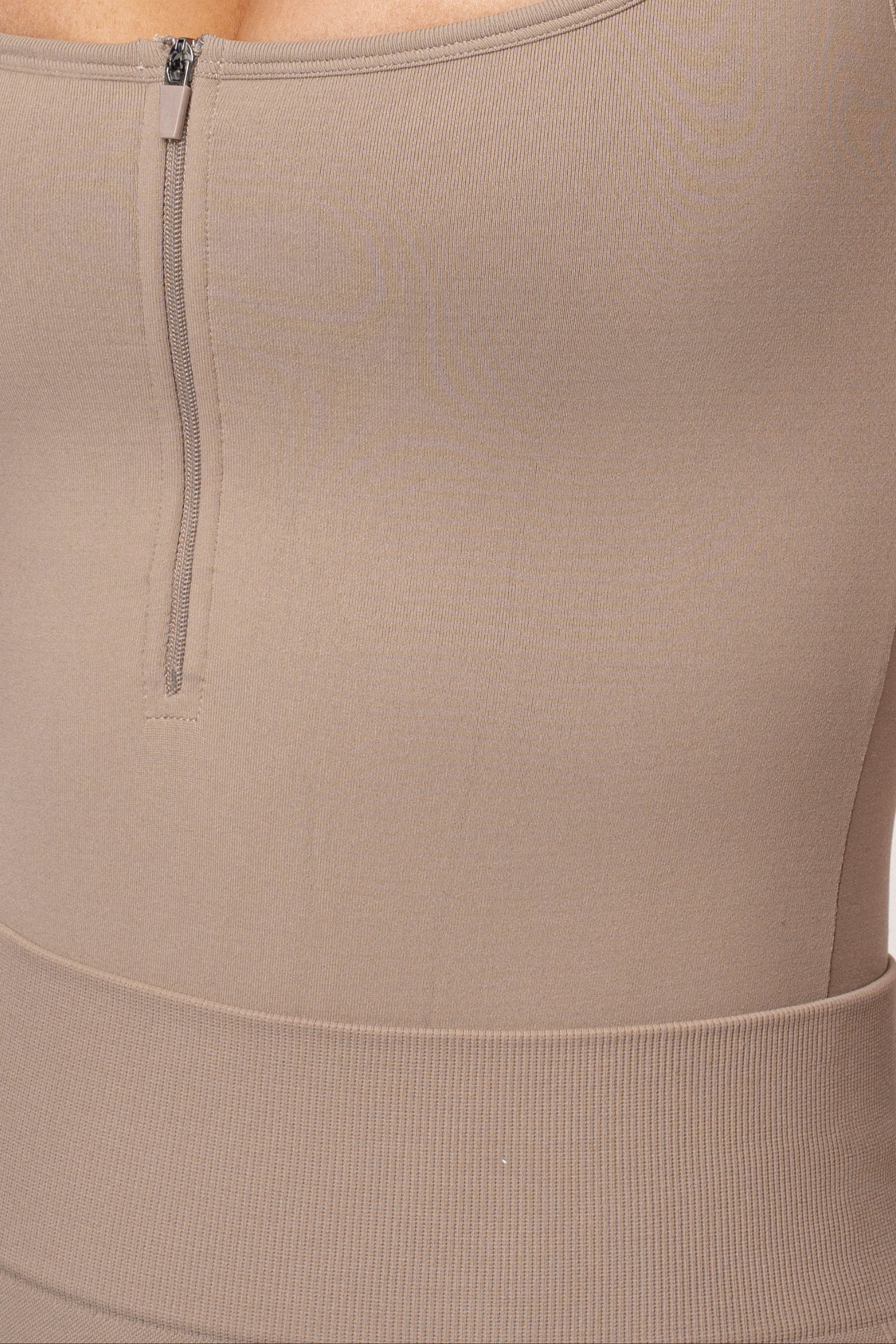 Beige Grounded Bodysuit - JLUXLABEL