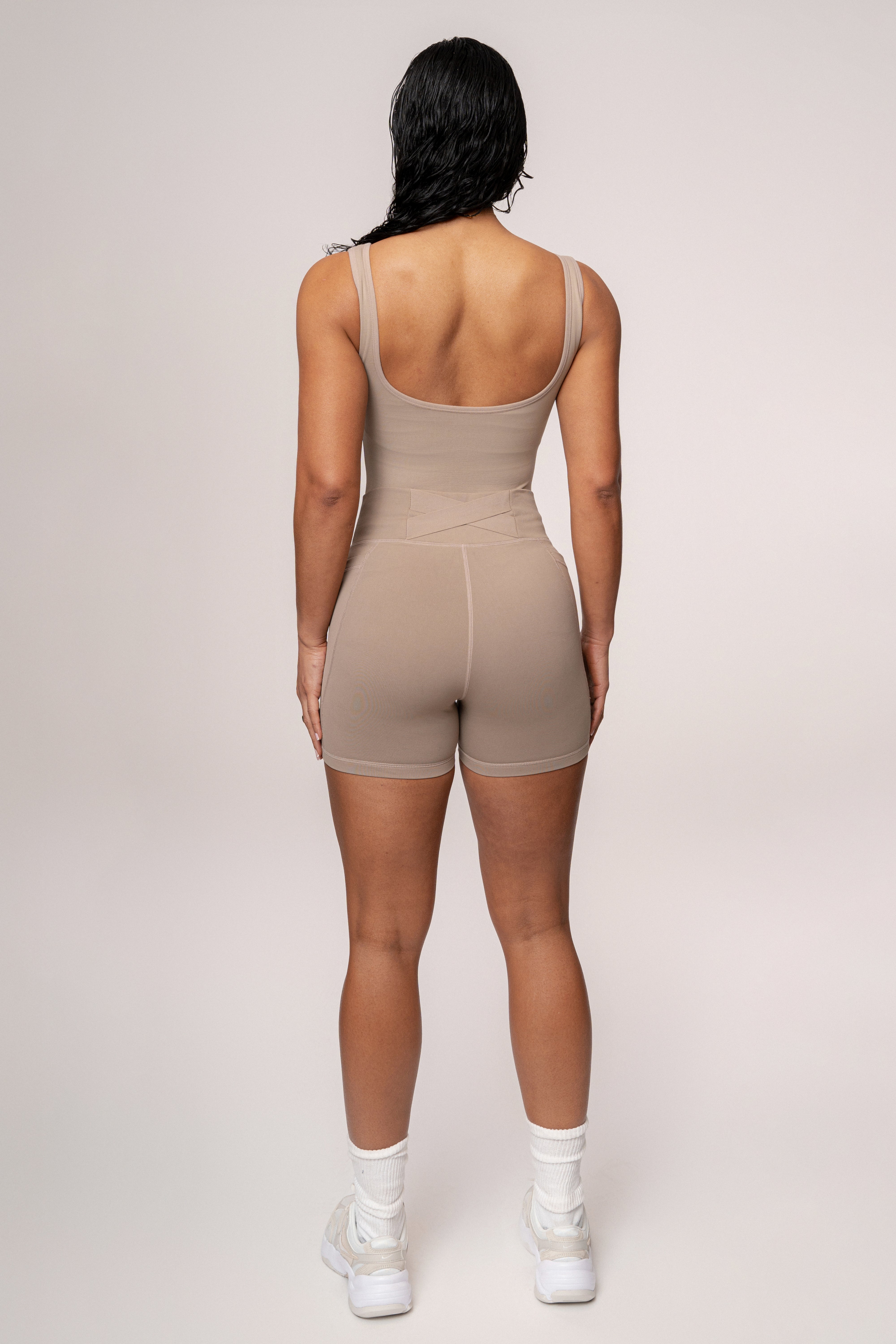 Beige Revive Bodysuit - JLUXLABEL
