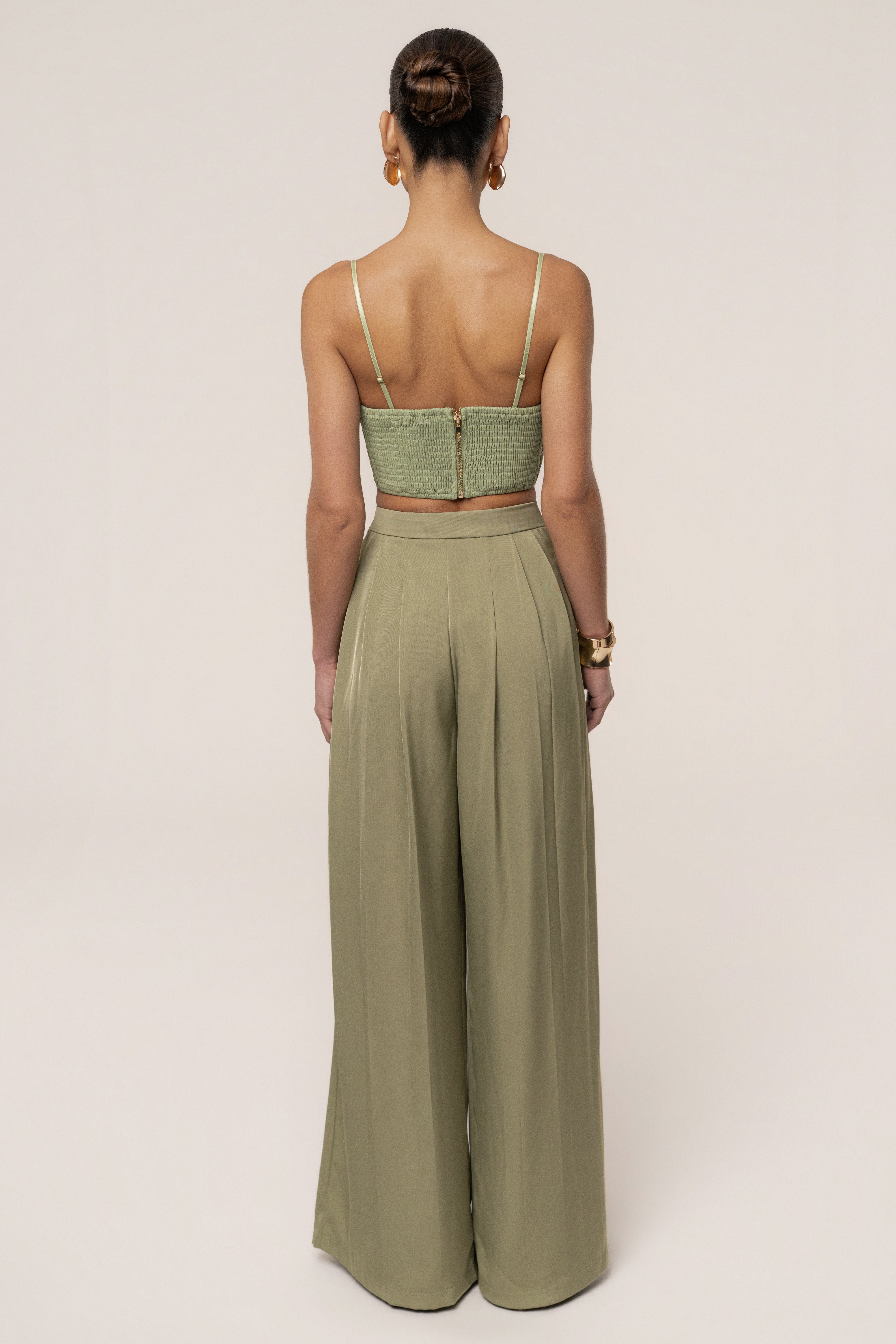 Moss Sail Away Texture Bustier