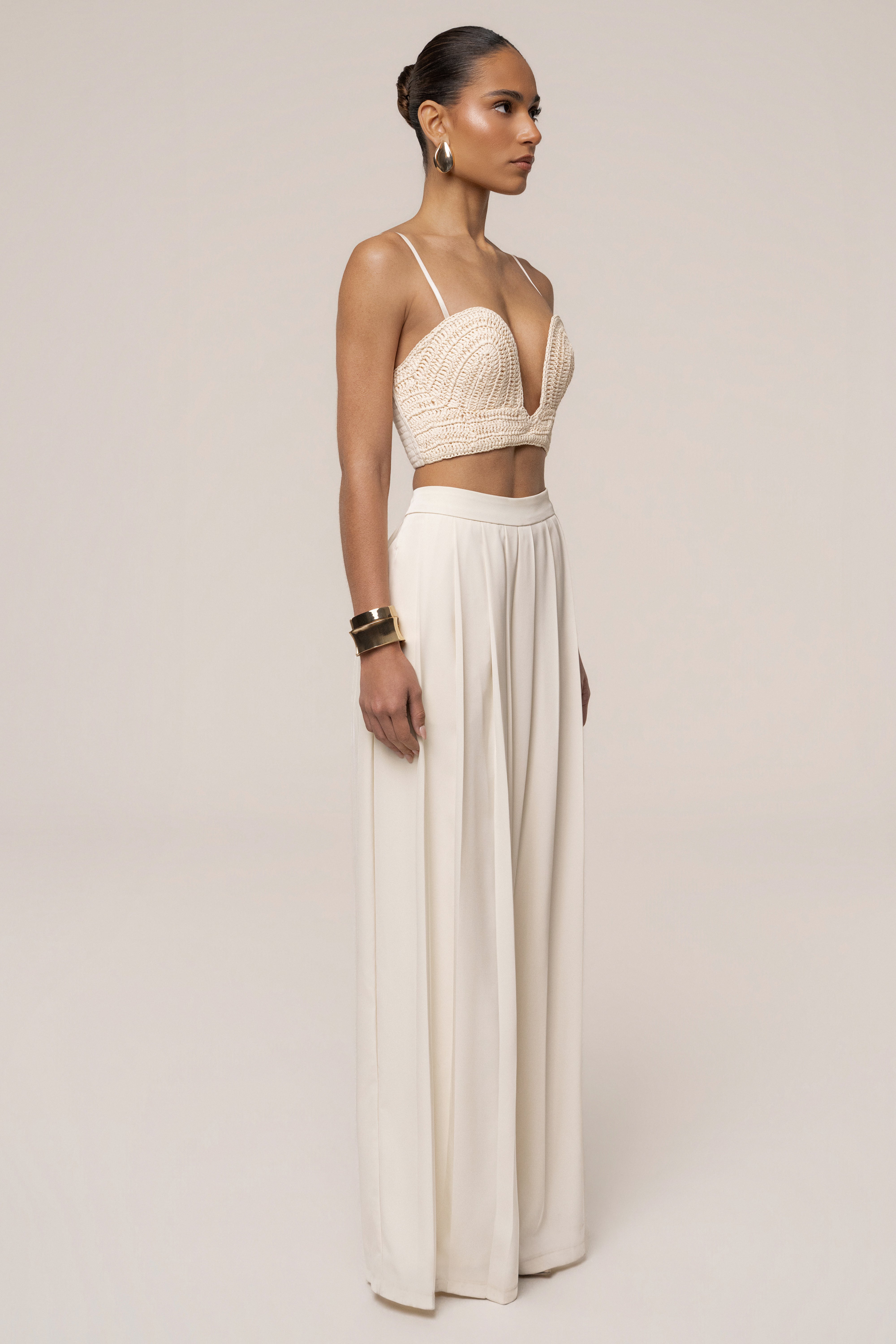 Buttercream Sail Away Texture Bustier