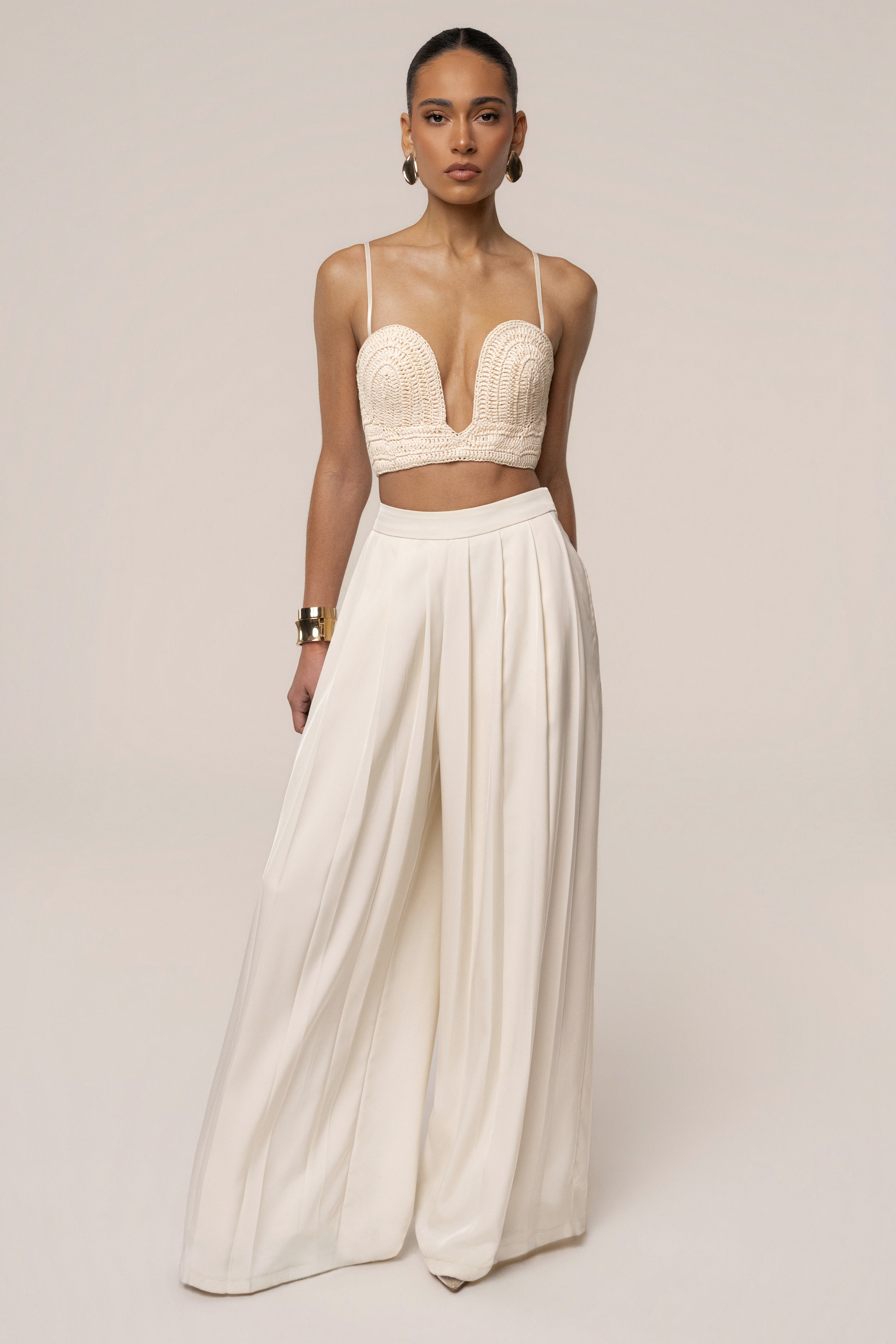 Buttercream Sail Away Texture Bustier