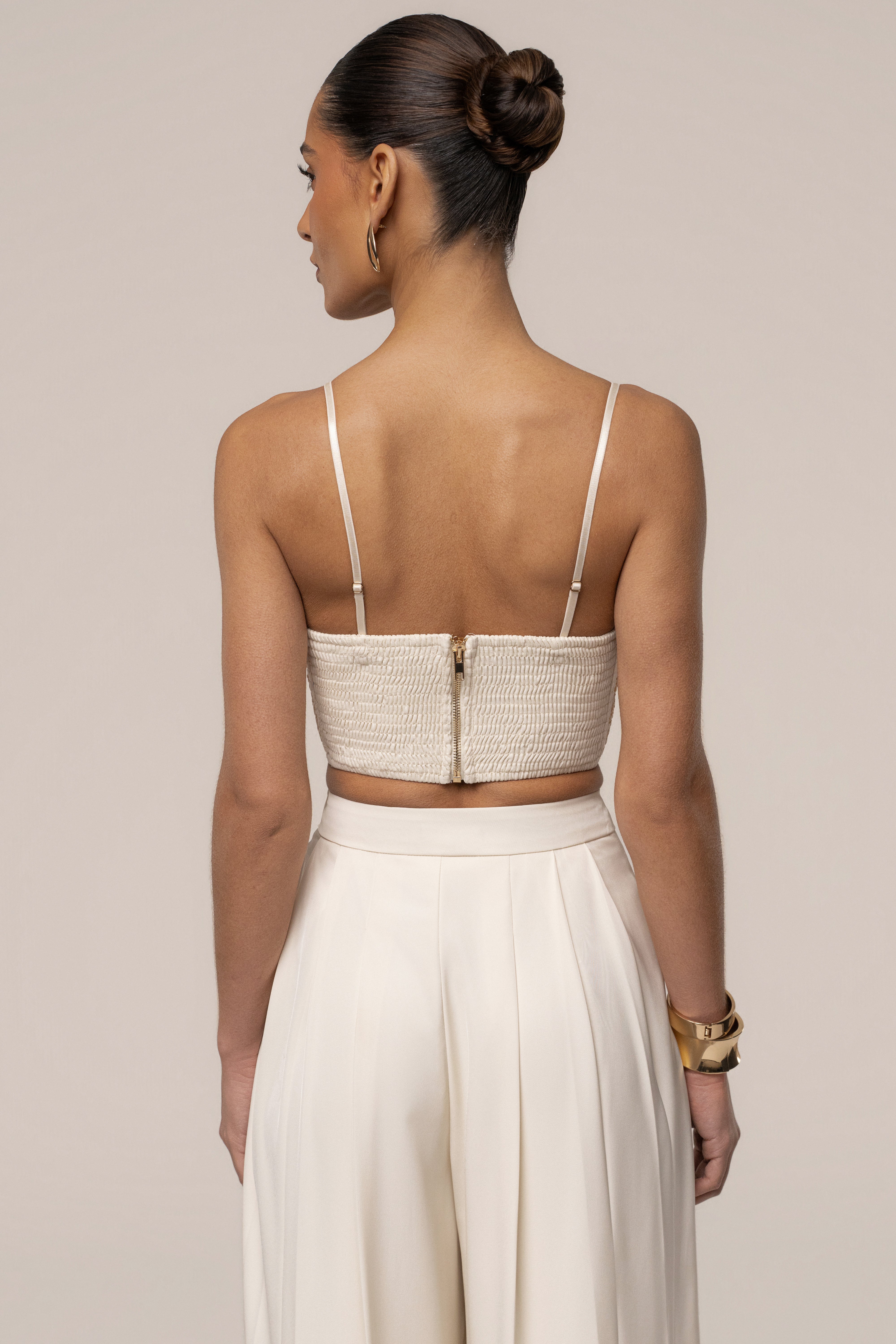 Buttercream Sail Away Texture Bustier