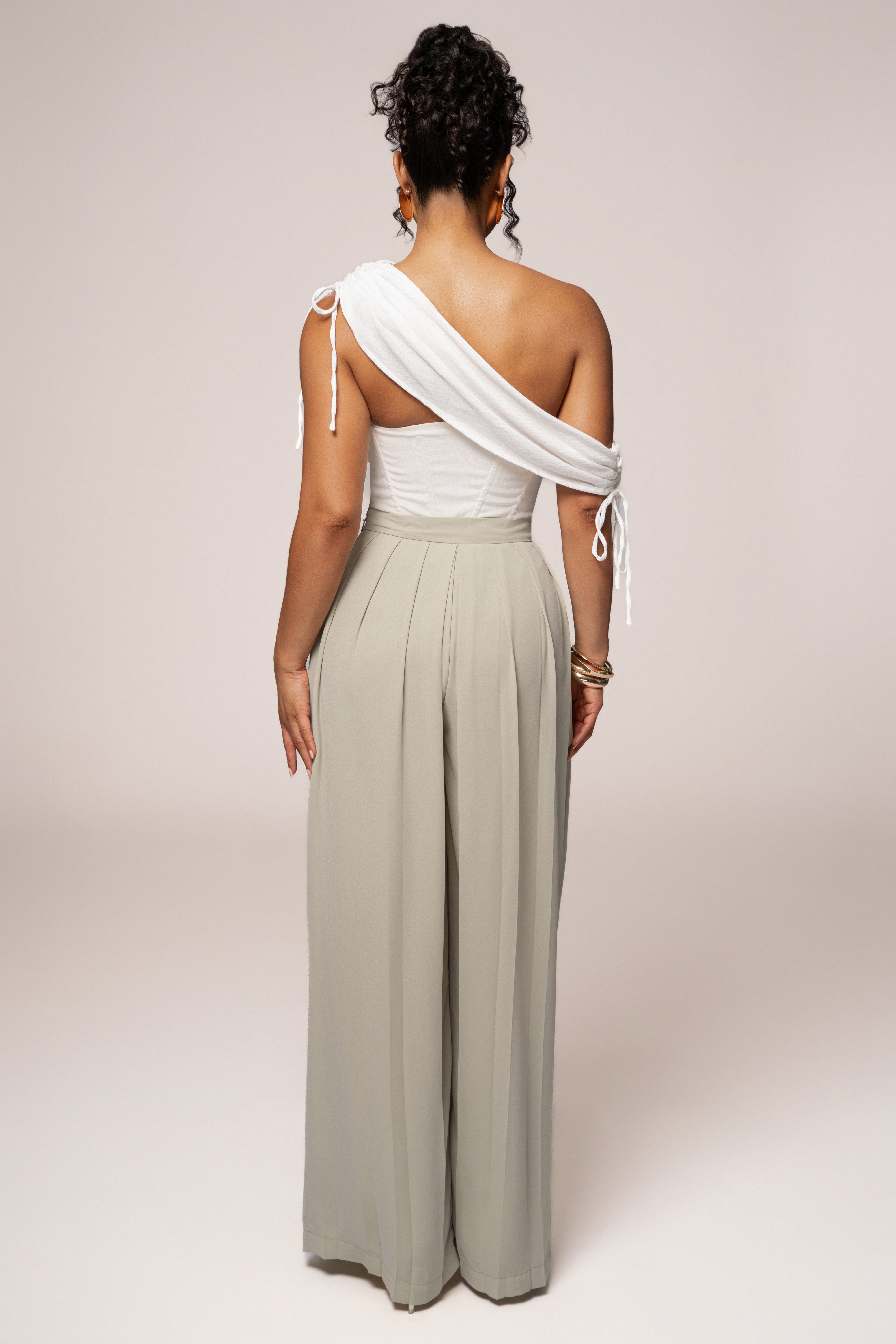 Off-White New Obsession Draped Top - JLUXLABEL