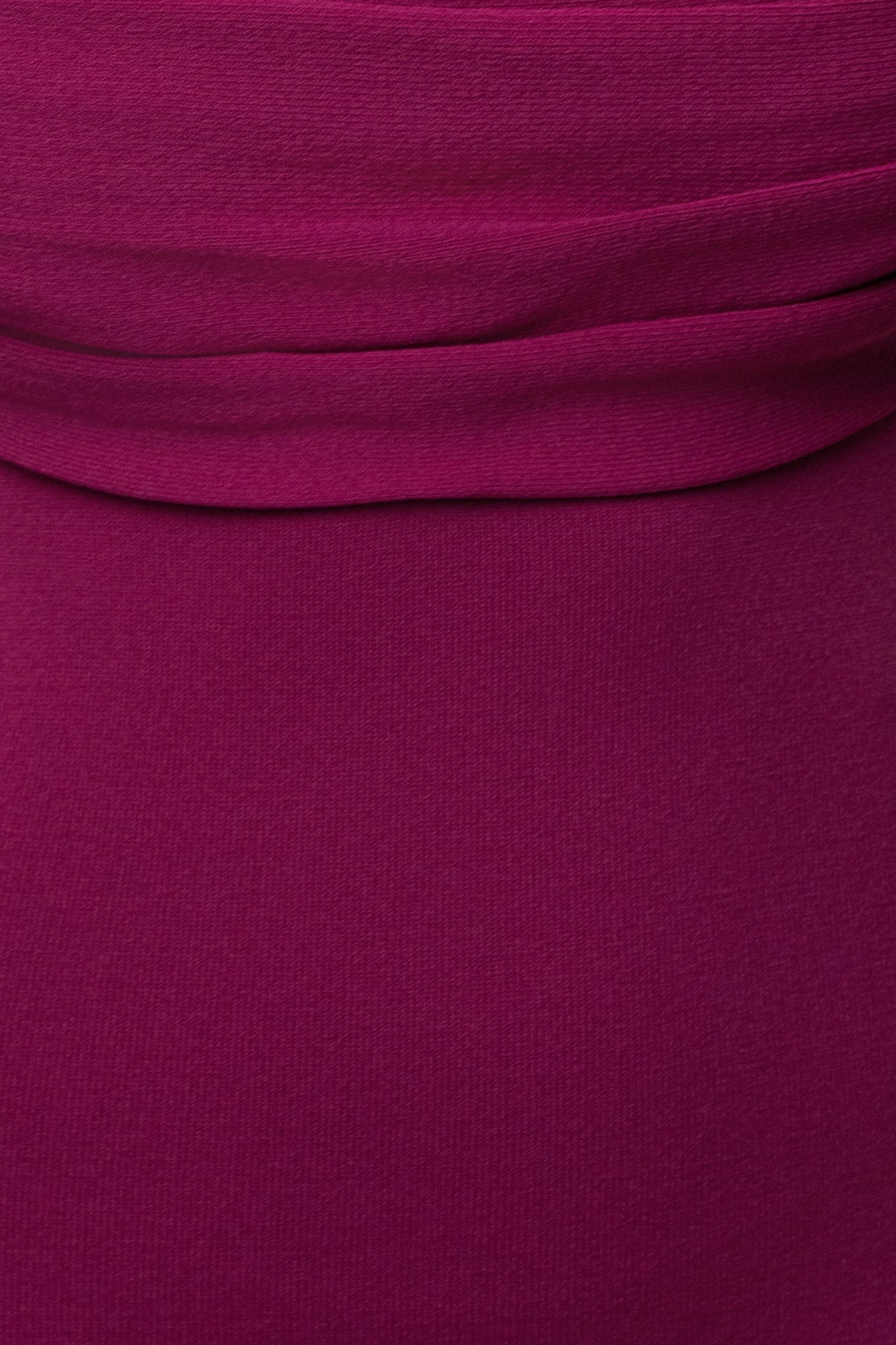 Robe Midi Drapée La Lune Fuchsia