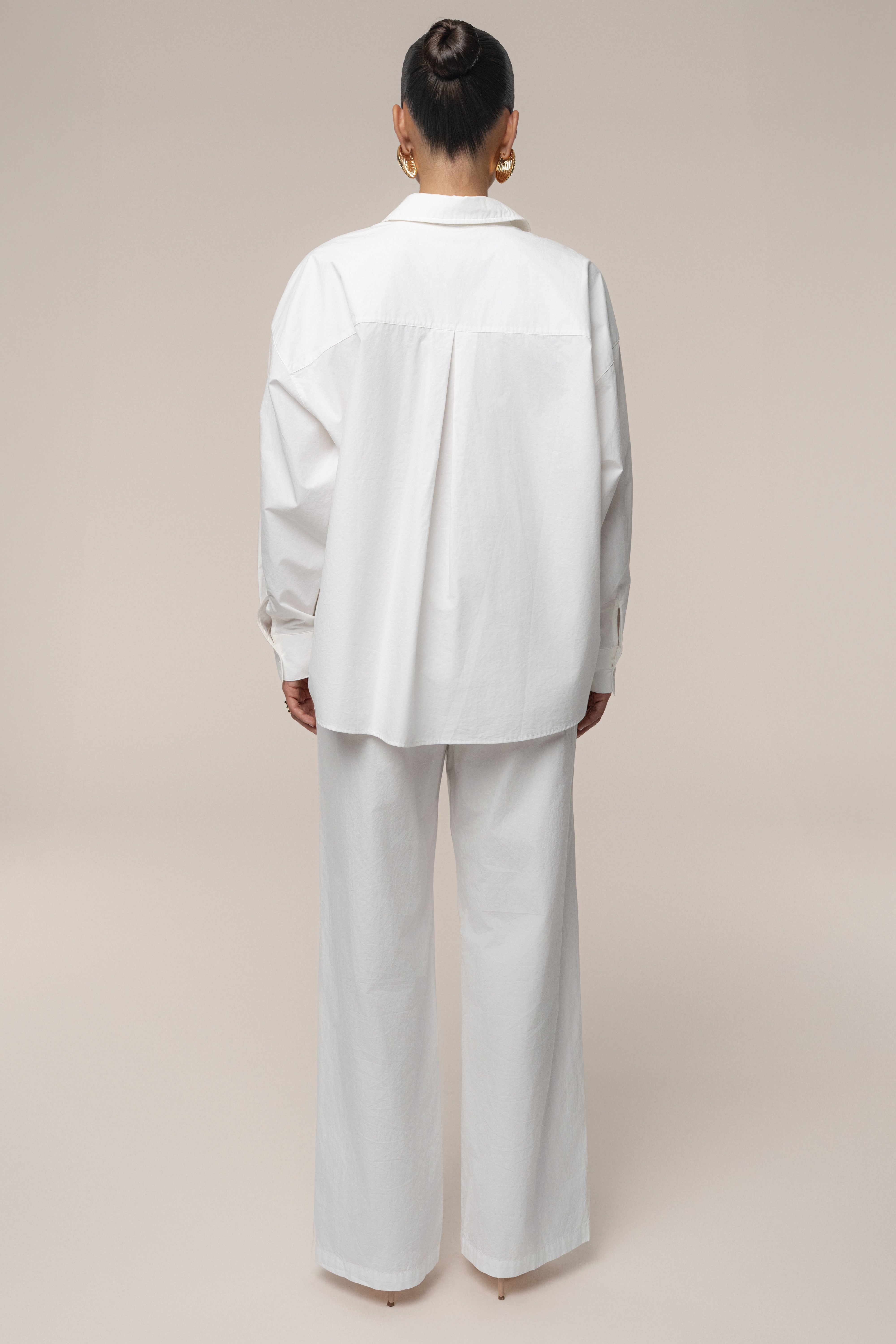 Ivory Leon Poplin Pant - JLUXLABEL