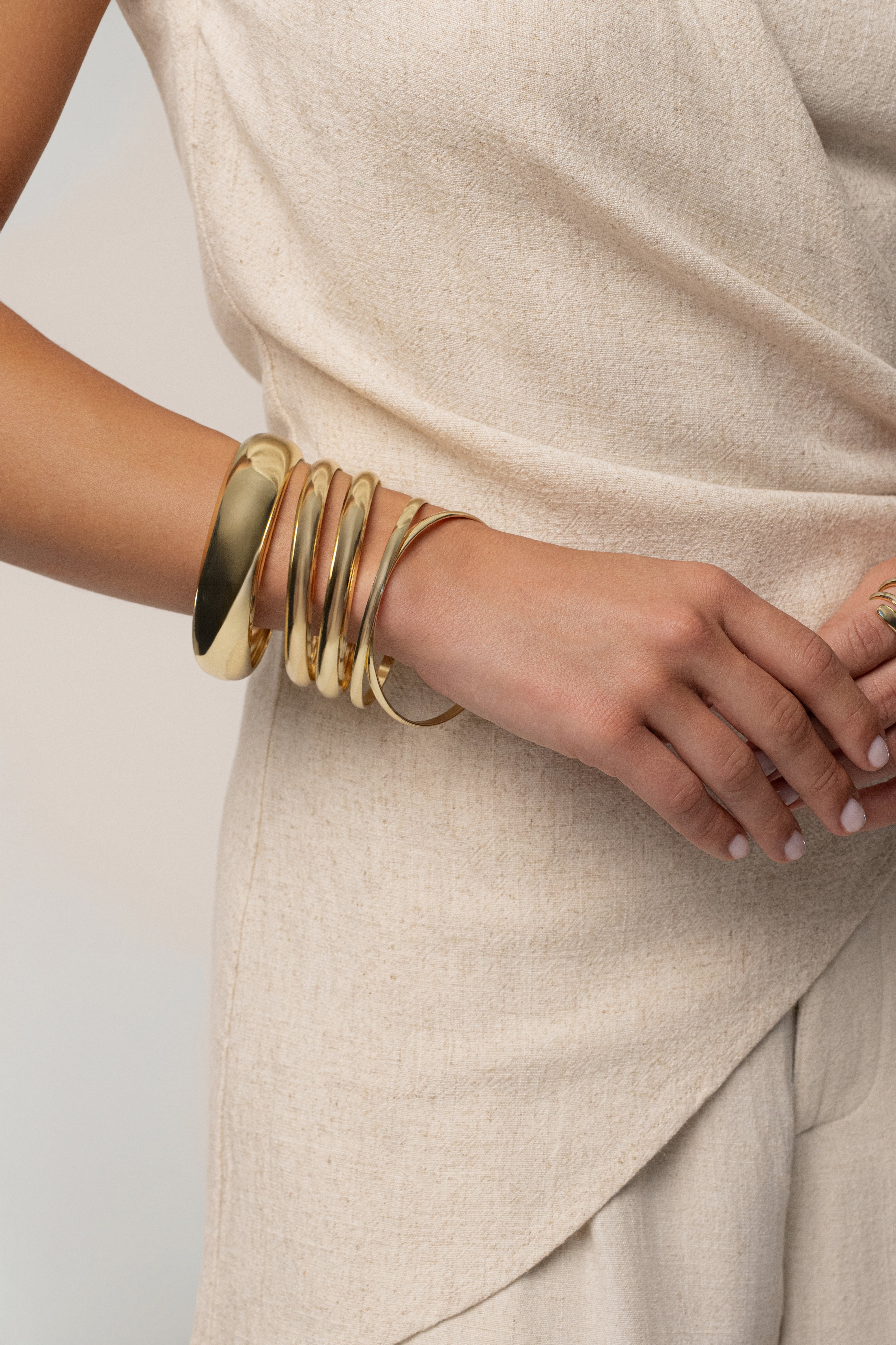 Gold On The Go Bracelet Set - JLUXLABEL