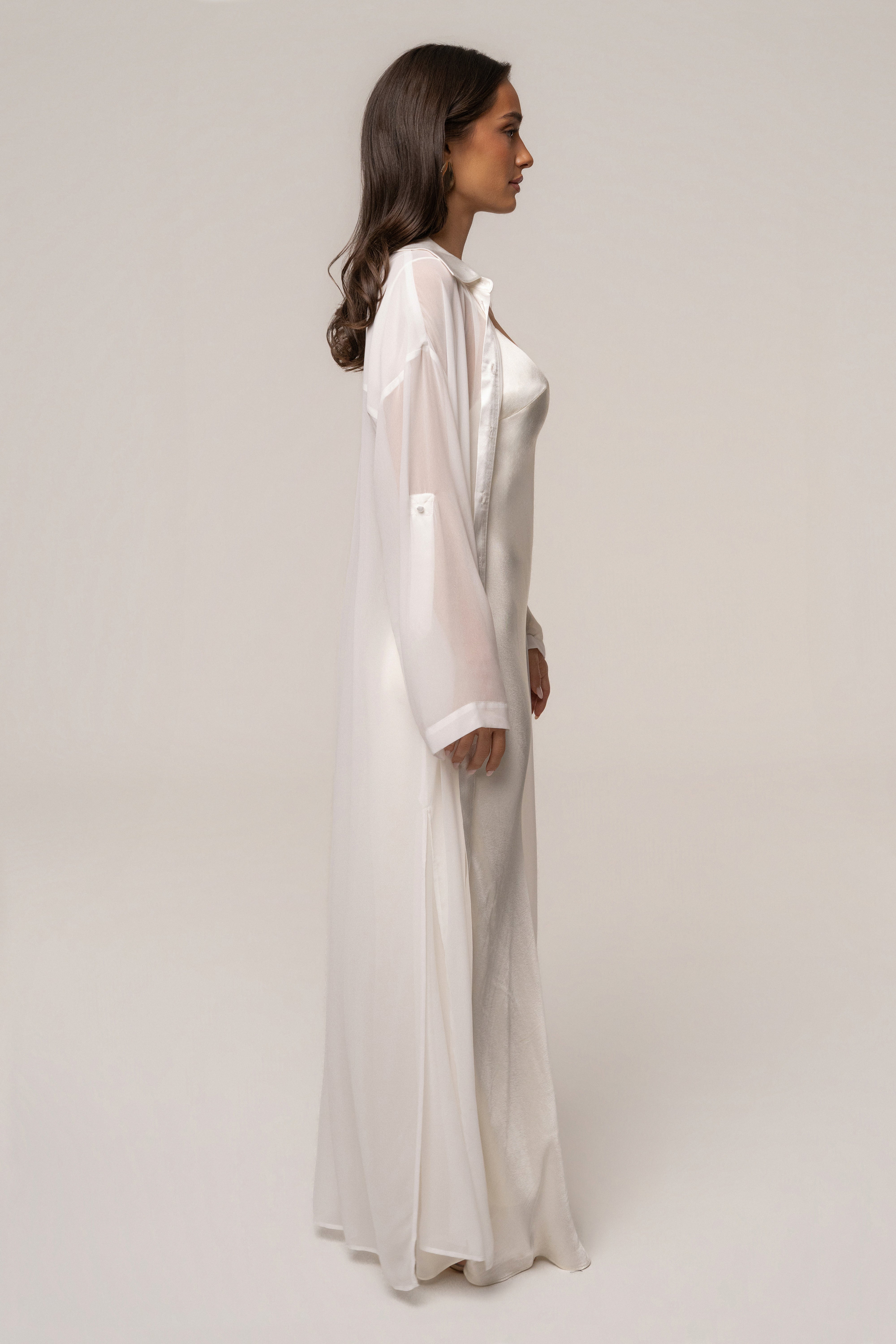 Ivory ocean breeze cover-up dress by JLUXLABEL, lightweight and flowy with ocean-inspired design, perfect for beachwear or casual summer outings.