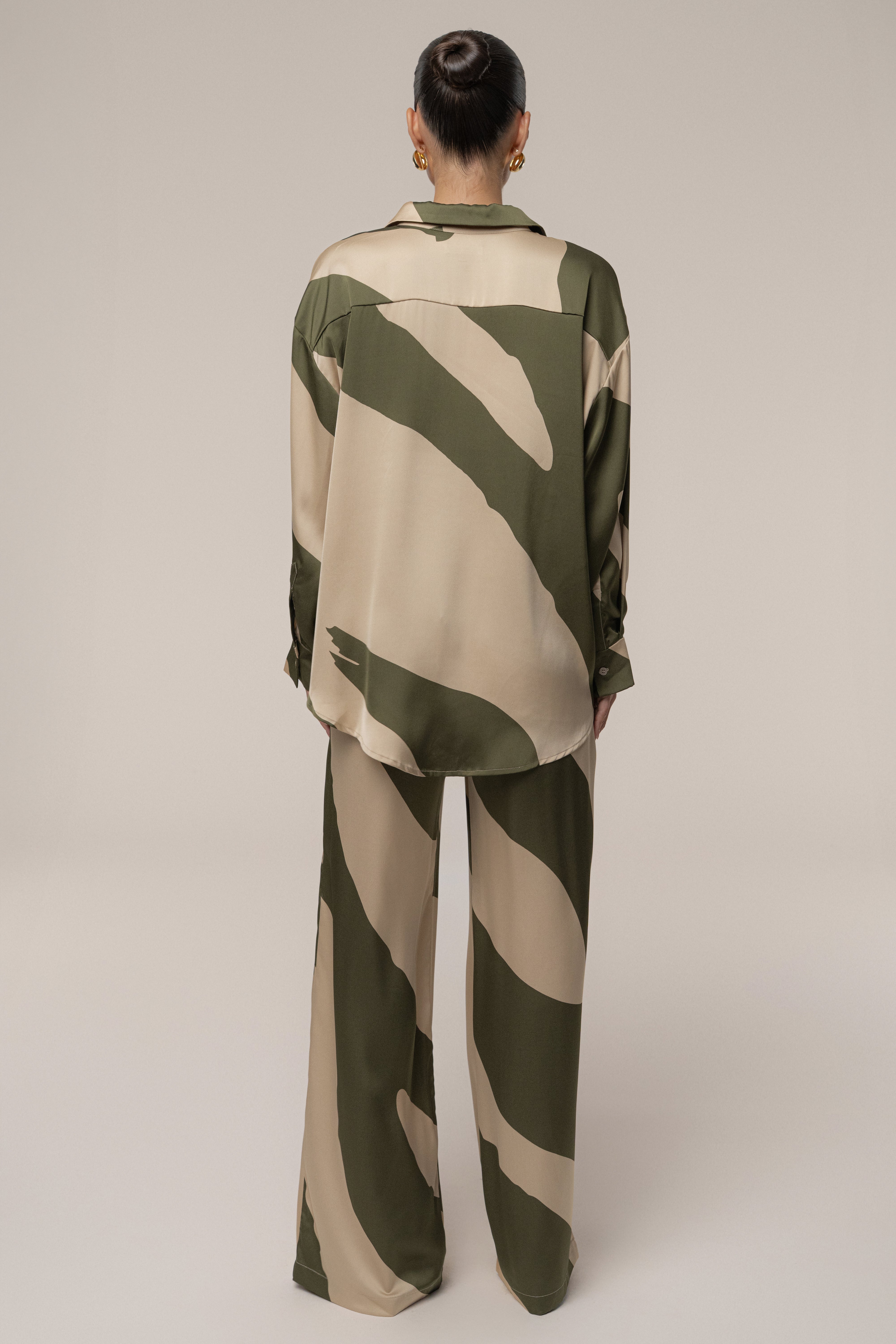 Multi Ella Safari Blouse - JLUXLABEL