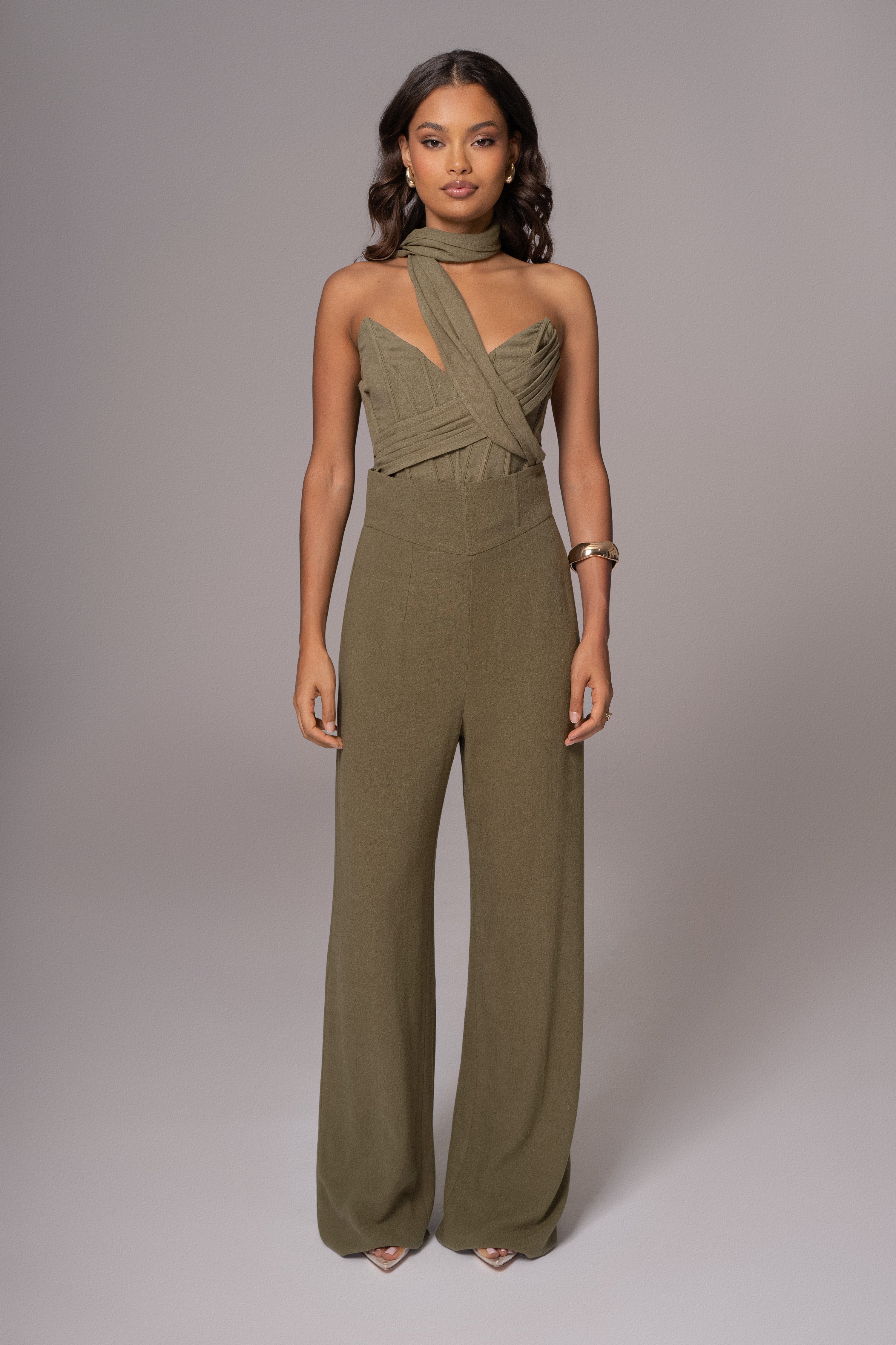 Olive Explorer Linen Pants - JLUXLABEL