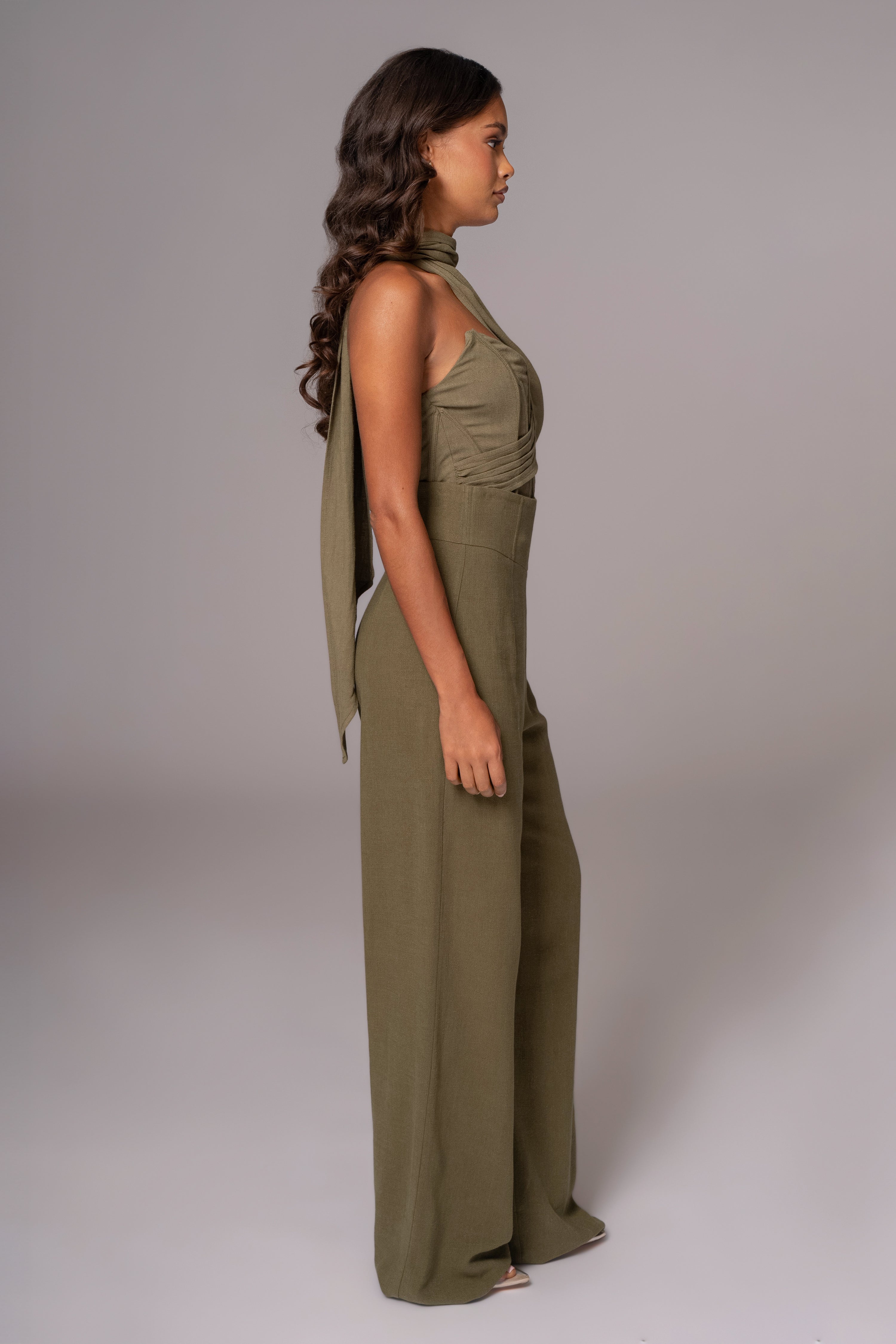 Olive Explorer Linen Pants - JLUXLABEL