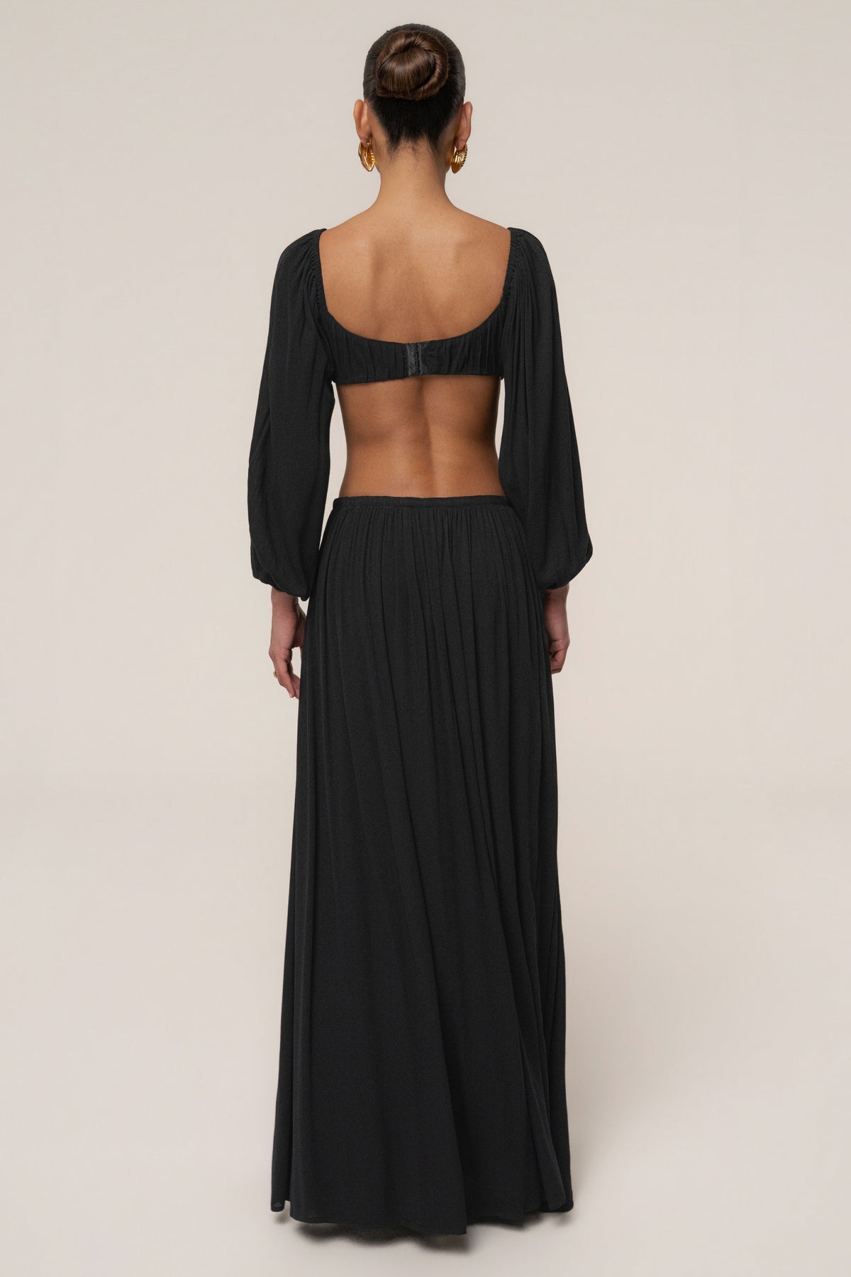 Black Warm Nights Skirt Set