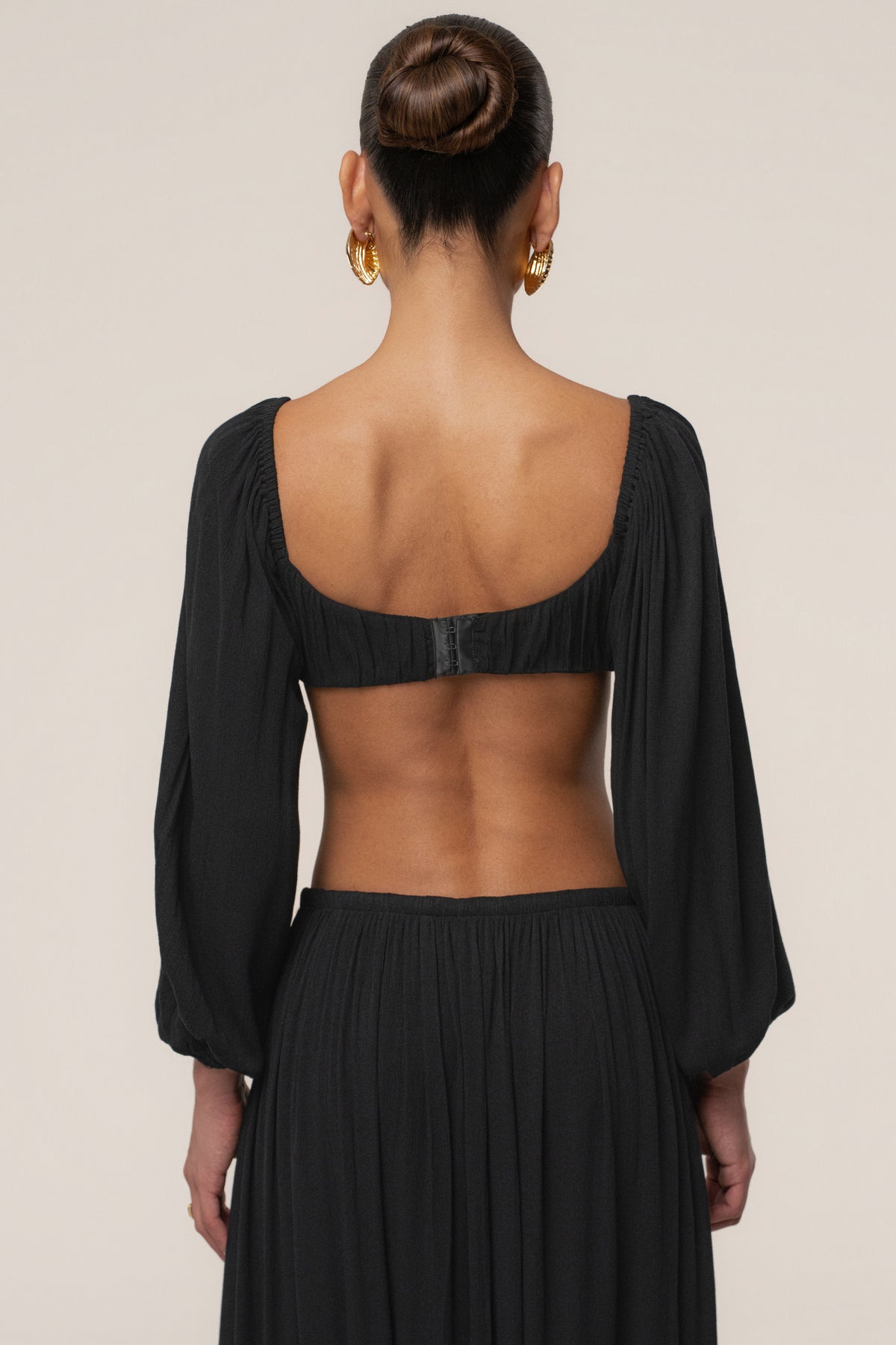Black Warm Nights Skirt Set