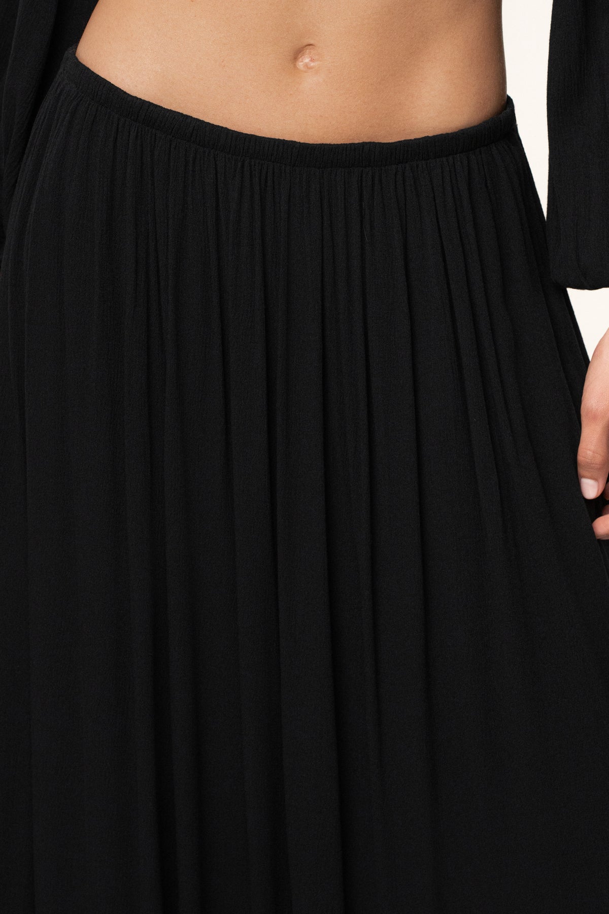 Black Warm Nights Skirt Set