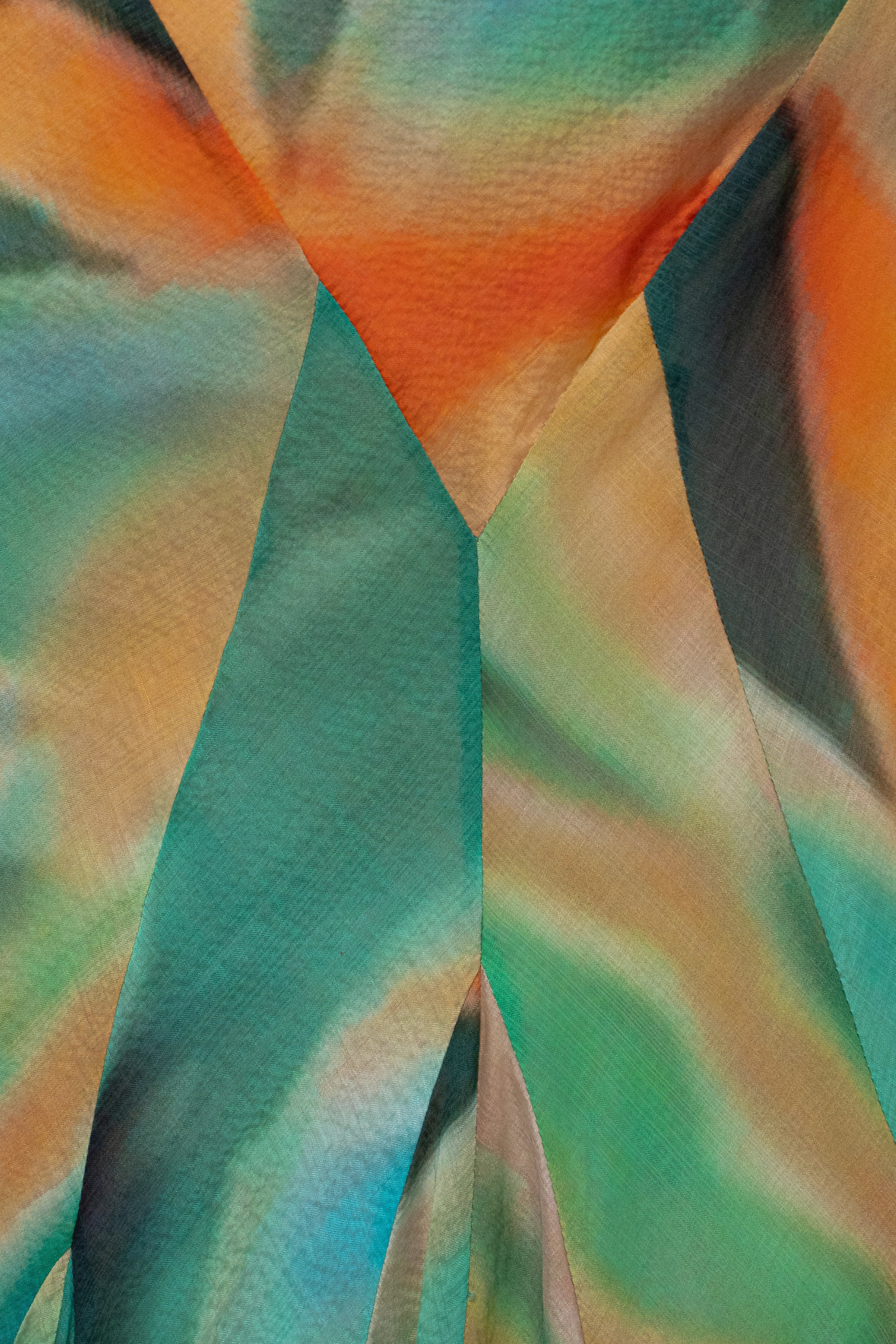 Green Prism Tide Maxi Dress by JLUXLABEL, flowing dress with vibrant green geometric pattern and elegant maxi length.