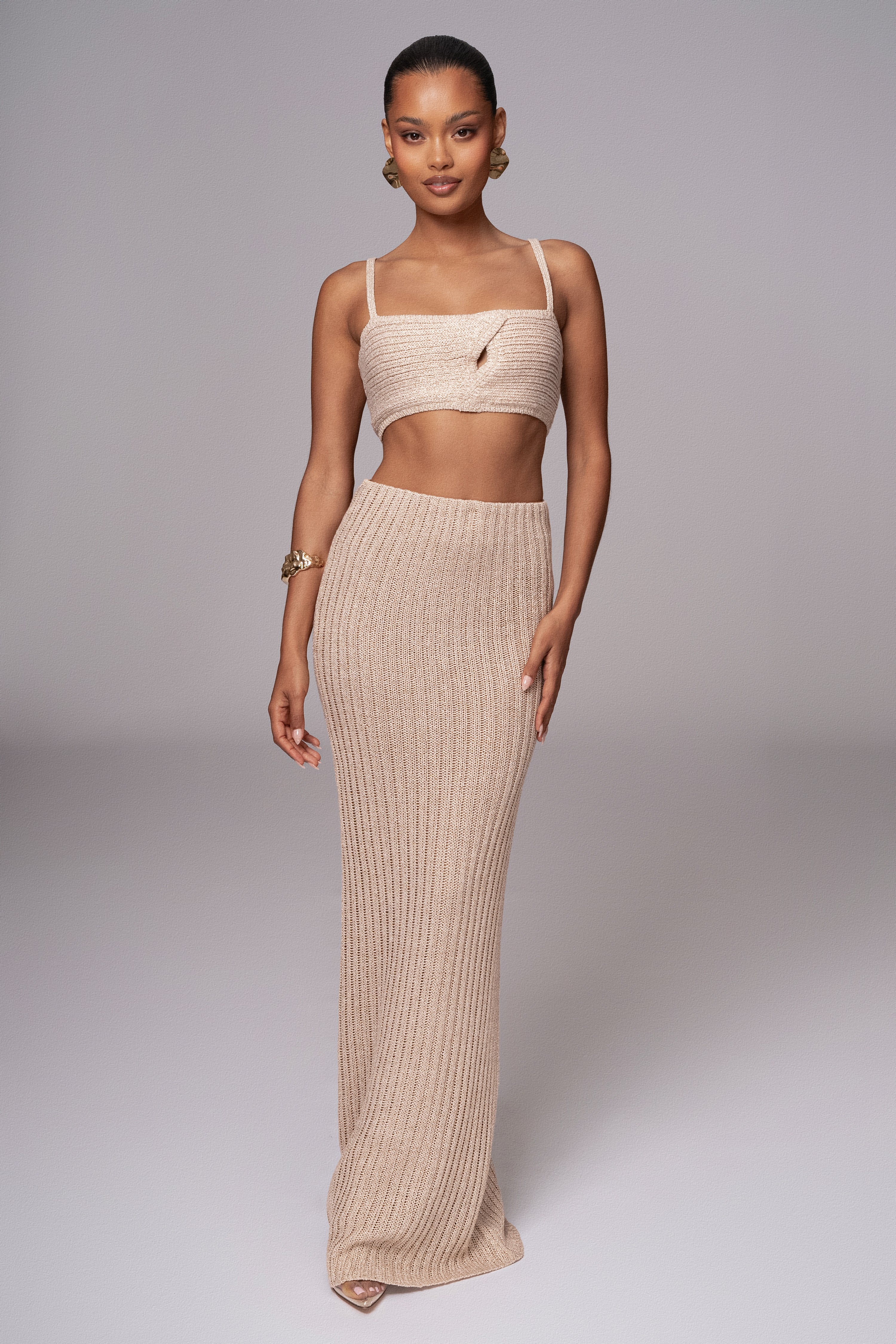 Gold Sunny Skirt Set - JLUXLABEL