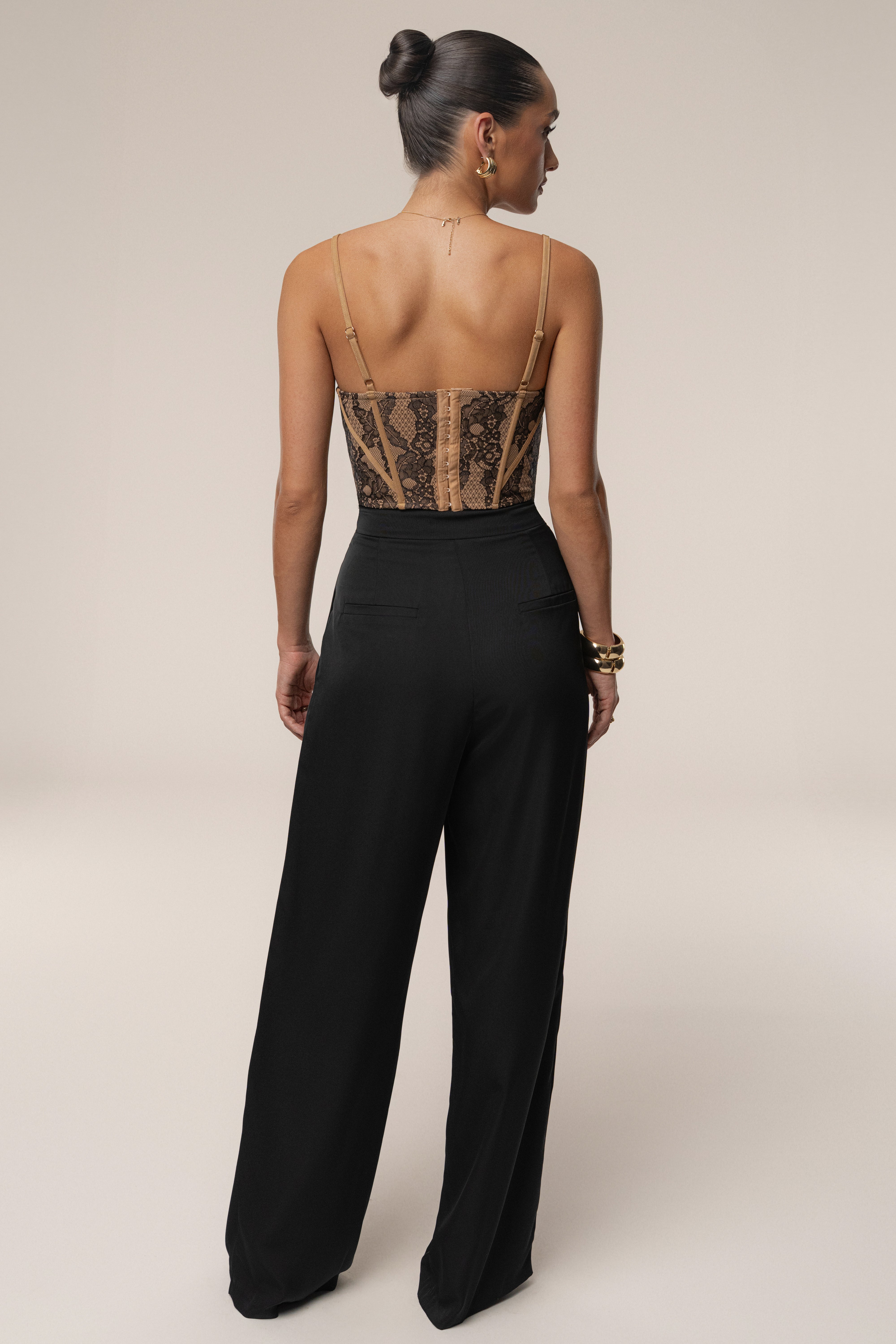 Black Desire Lace Corset - JLUXLABEL