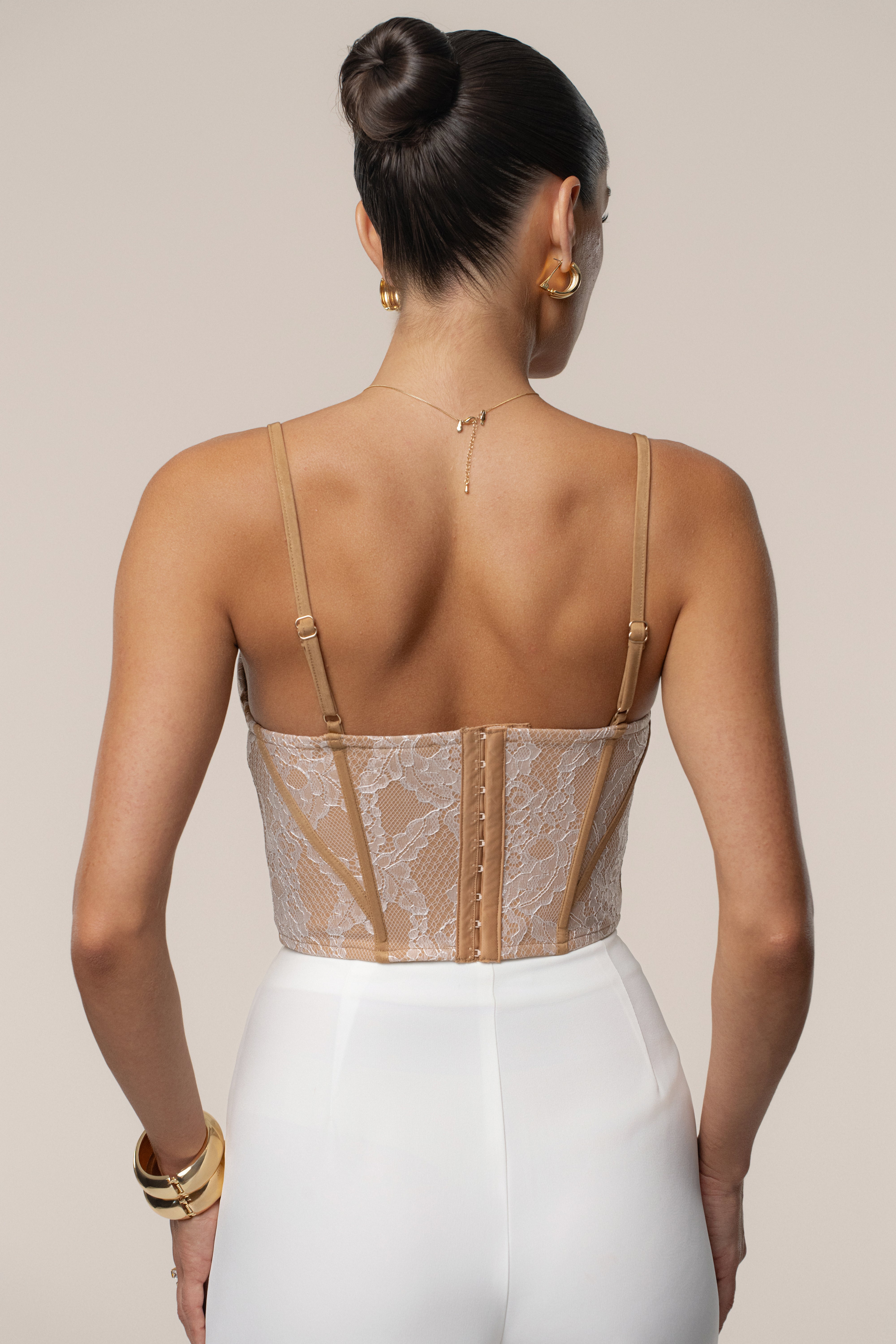 Ivory Desire Lace Corset - JLUXLABEL
