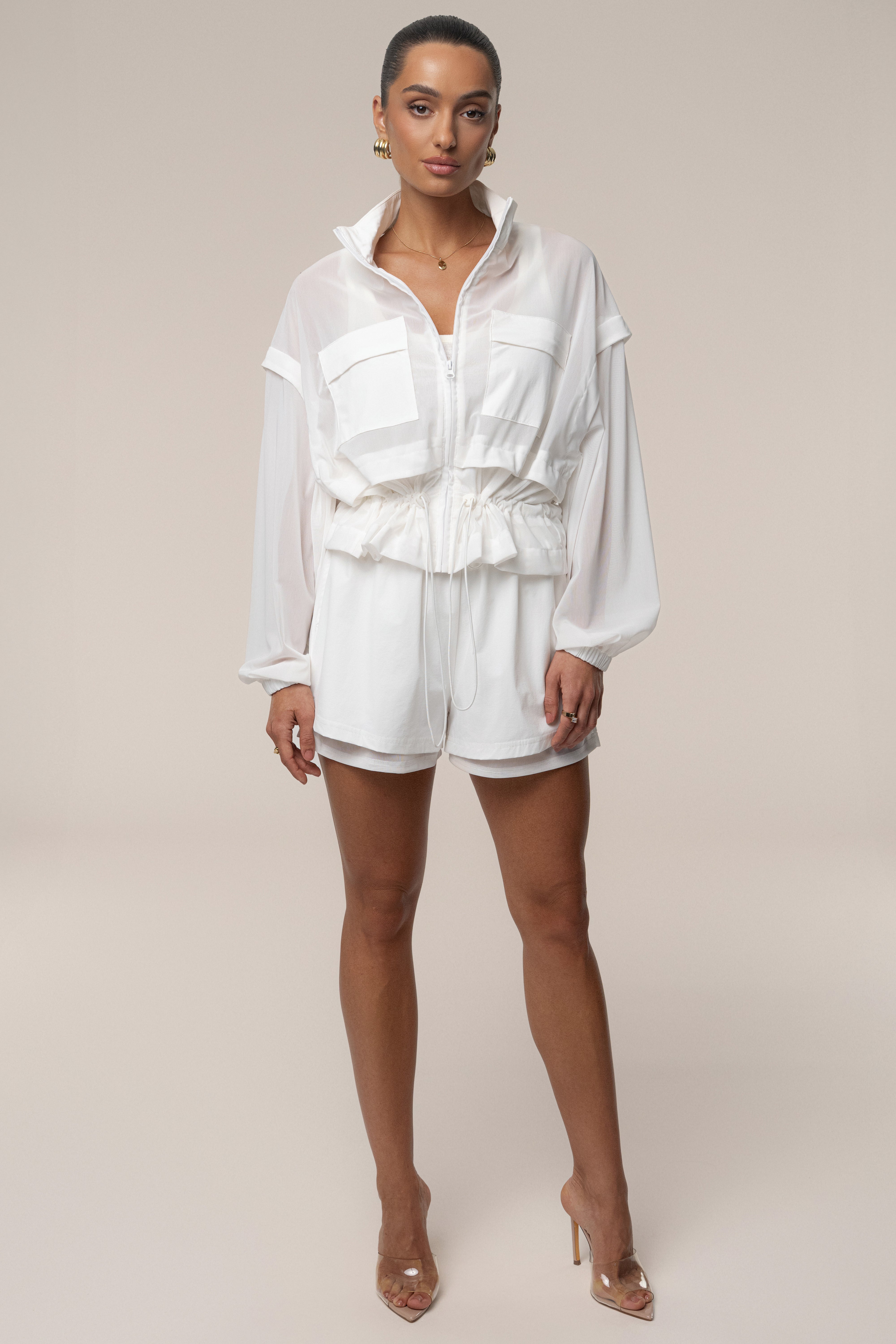 Ivory Free Flow Jacket - JLUXLABEL