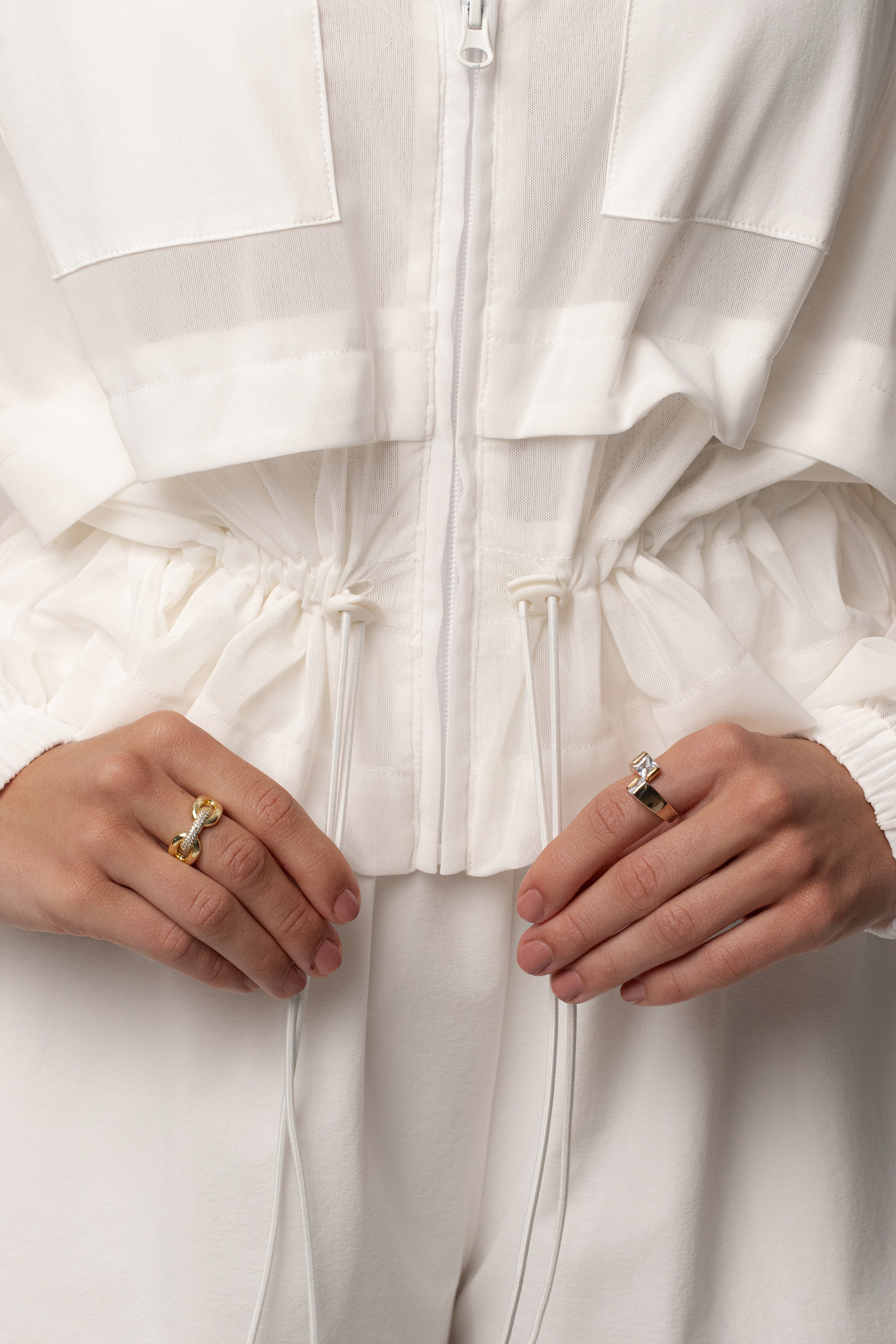 Ivory Free Flow Jacket - JLUXLABEL