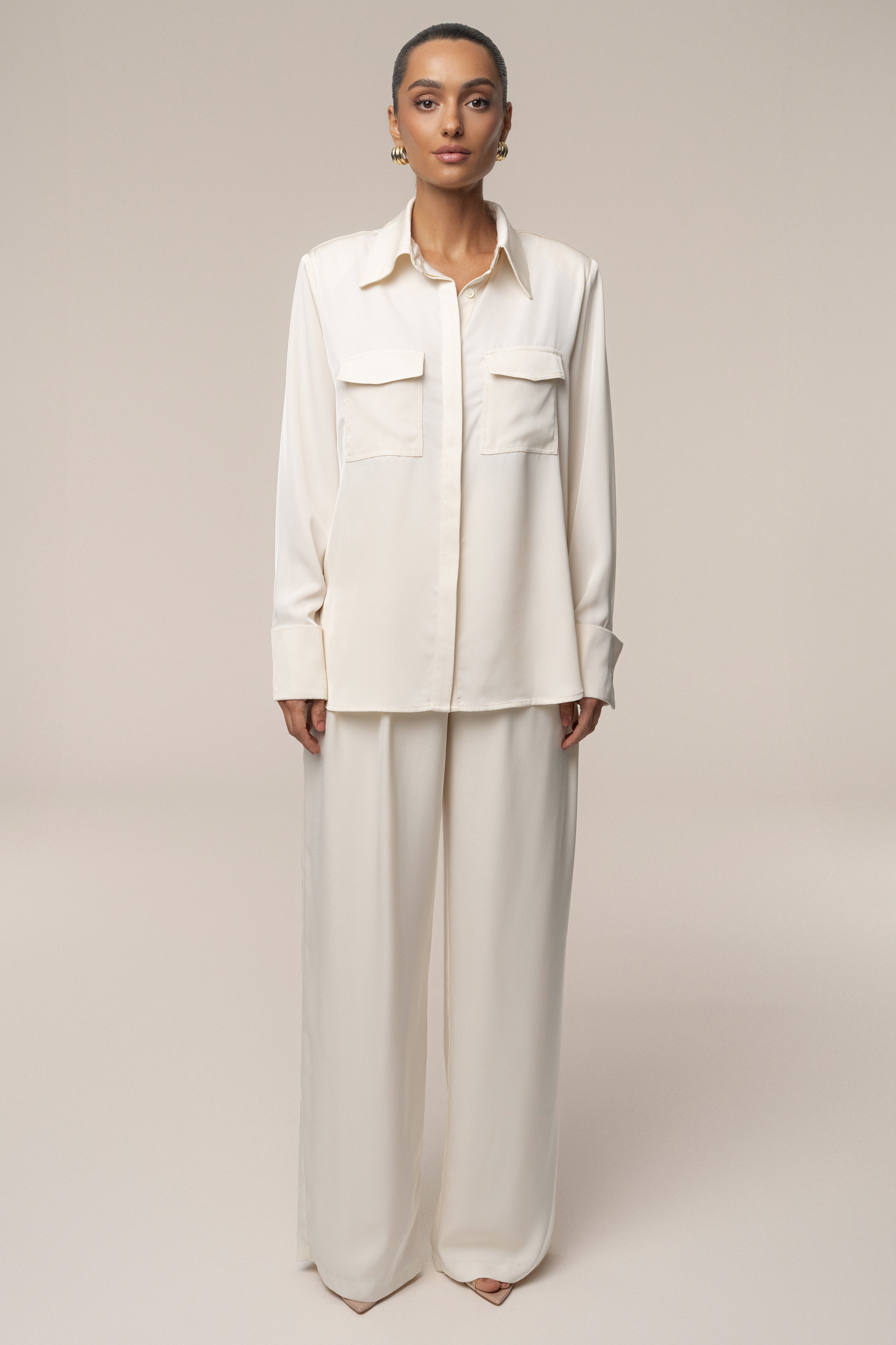 Buttercream Candice Trousers - JLUXLABEL