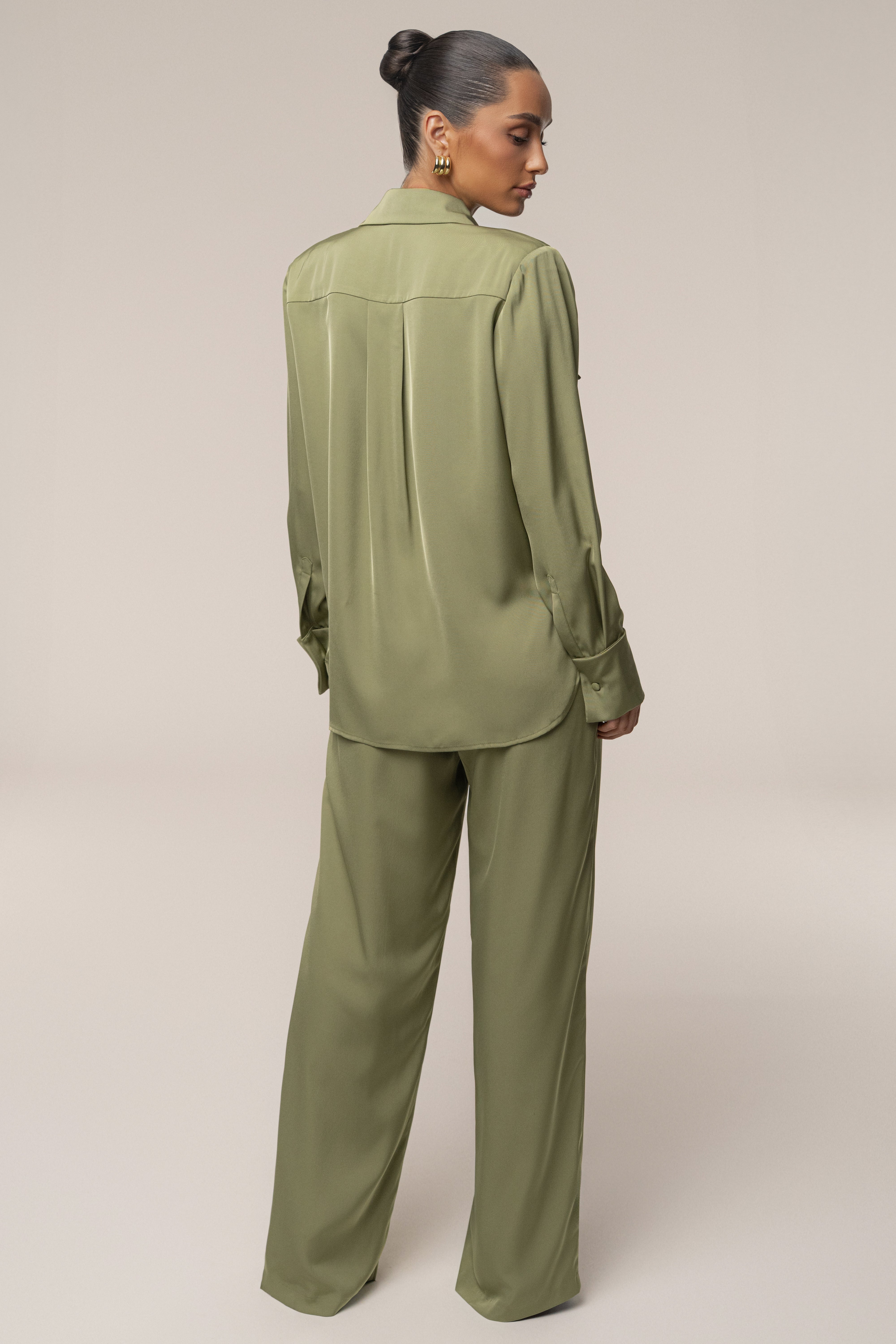Olive Candice Trousers - JLUXLABEL