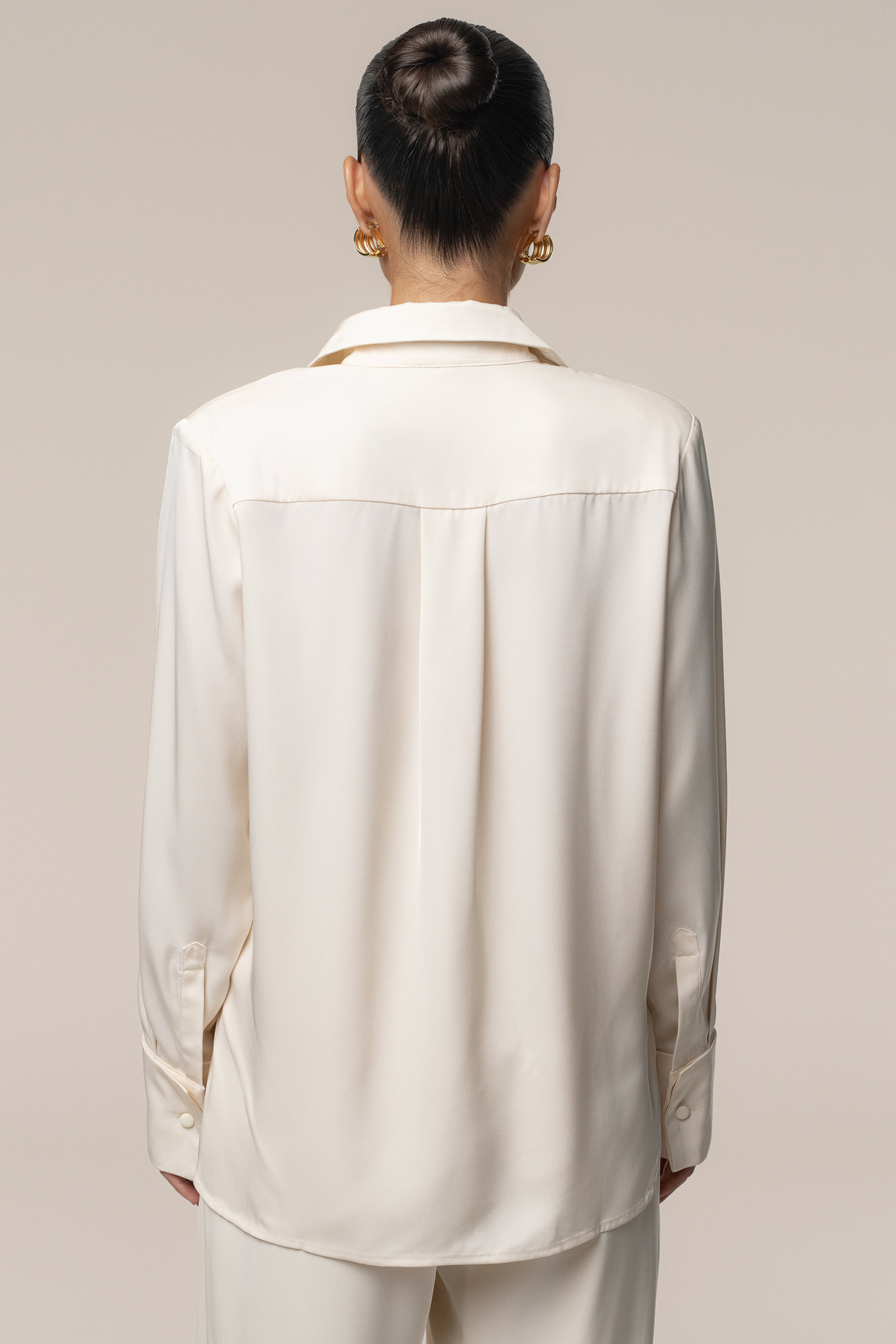 Buttercream Misty Button Up - JLUXLABEL