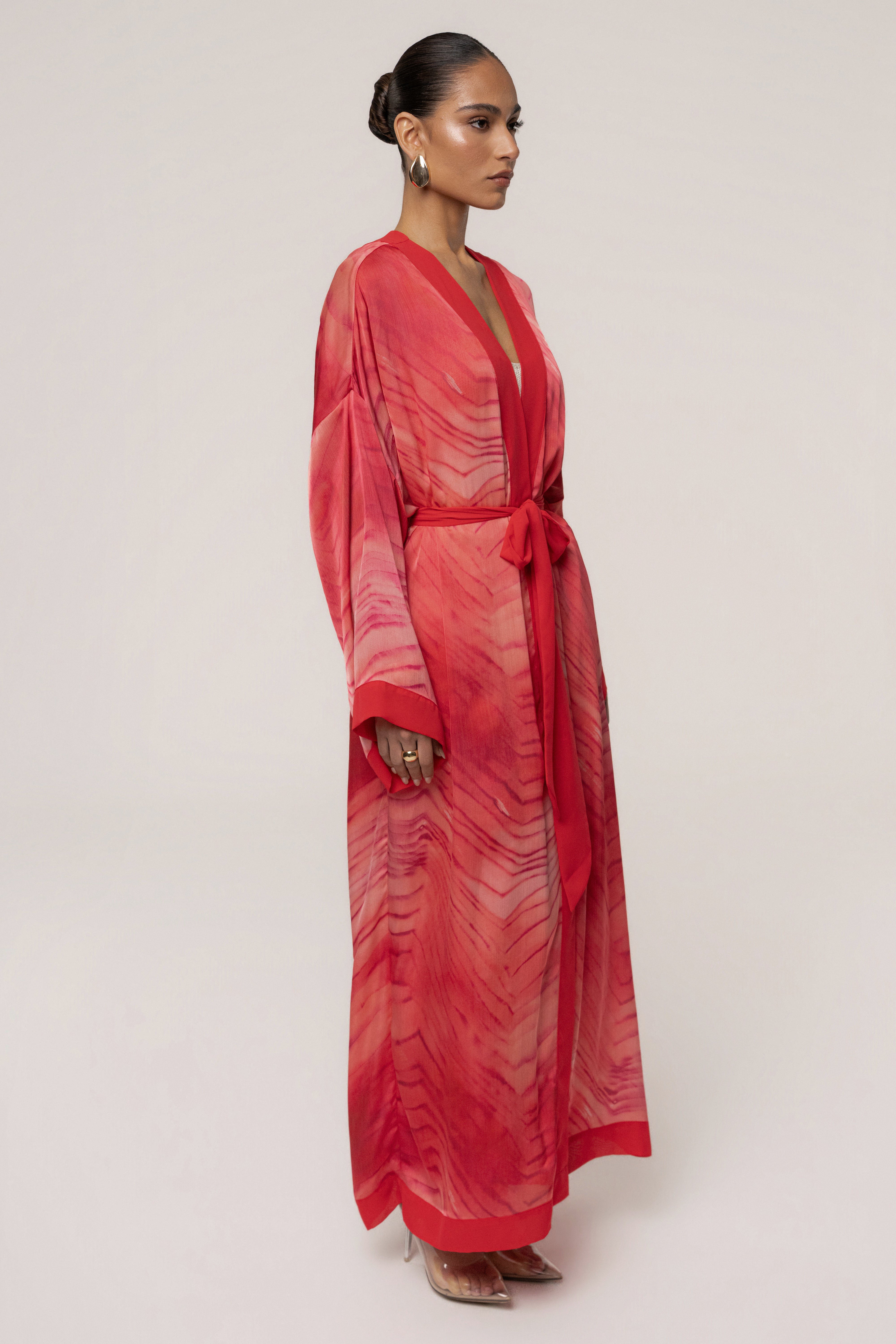 Red Bahía Satin Duster