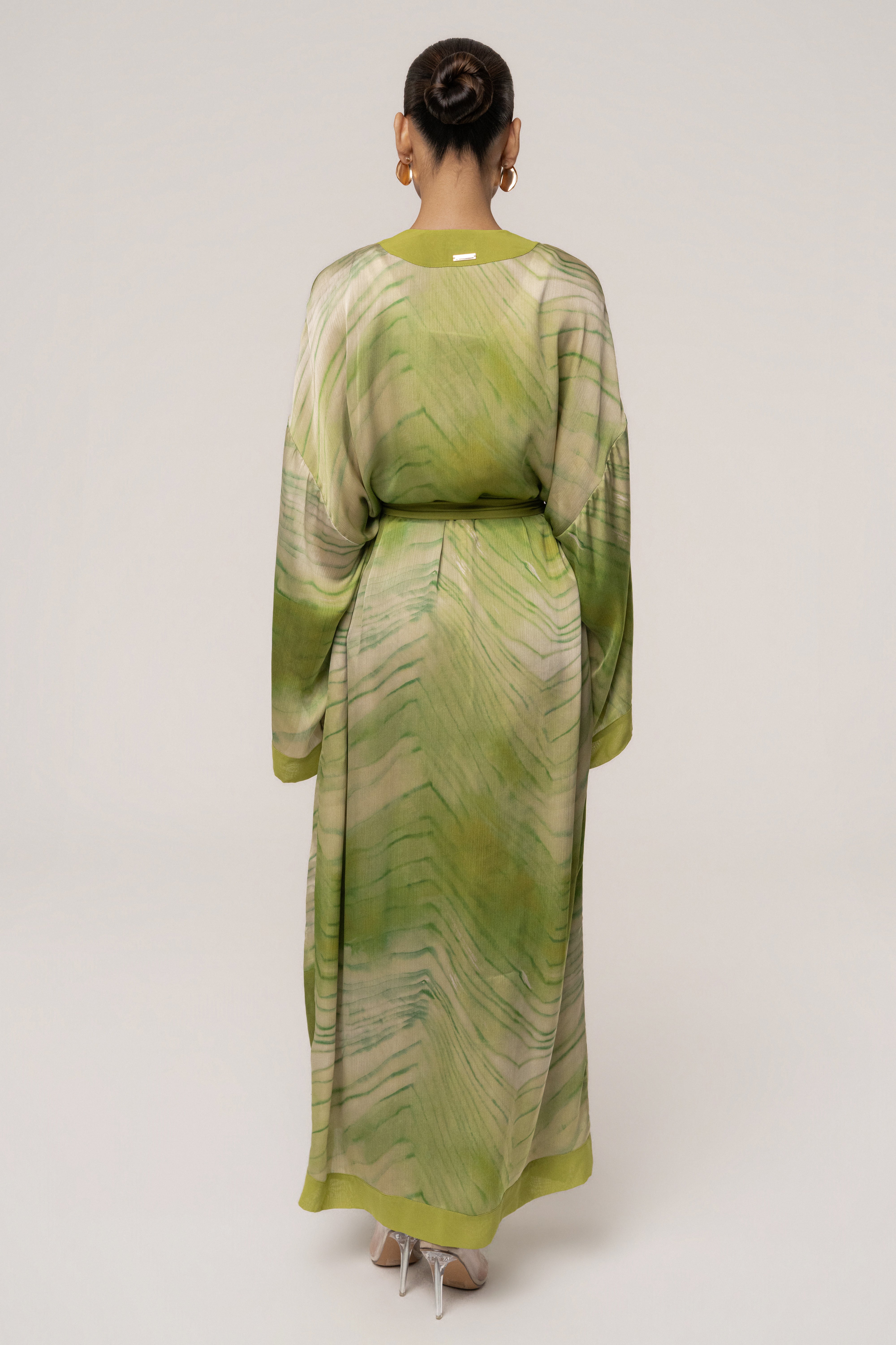 Green Bahía Satin Duster