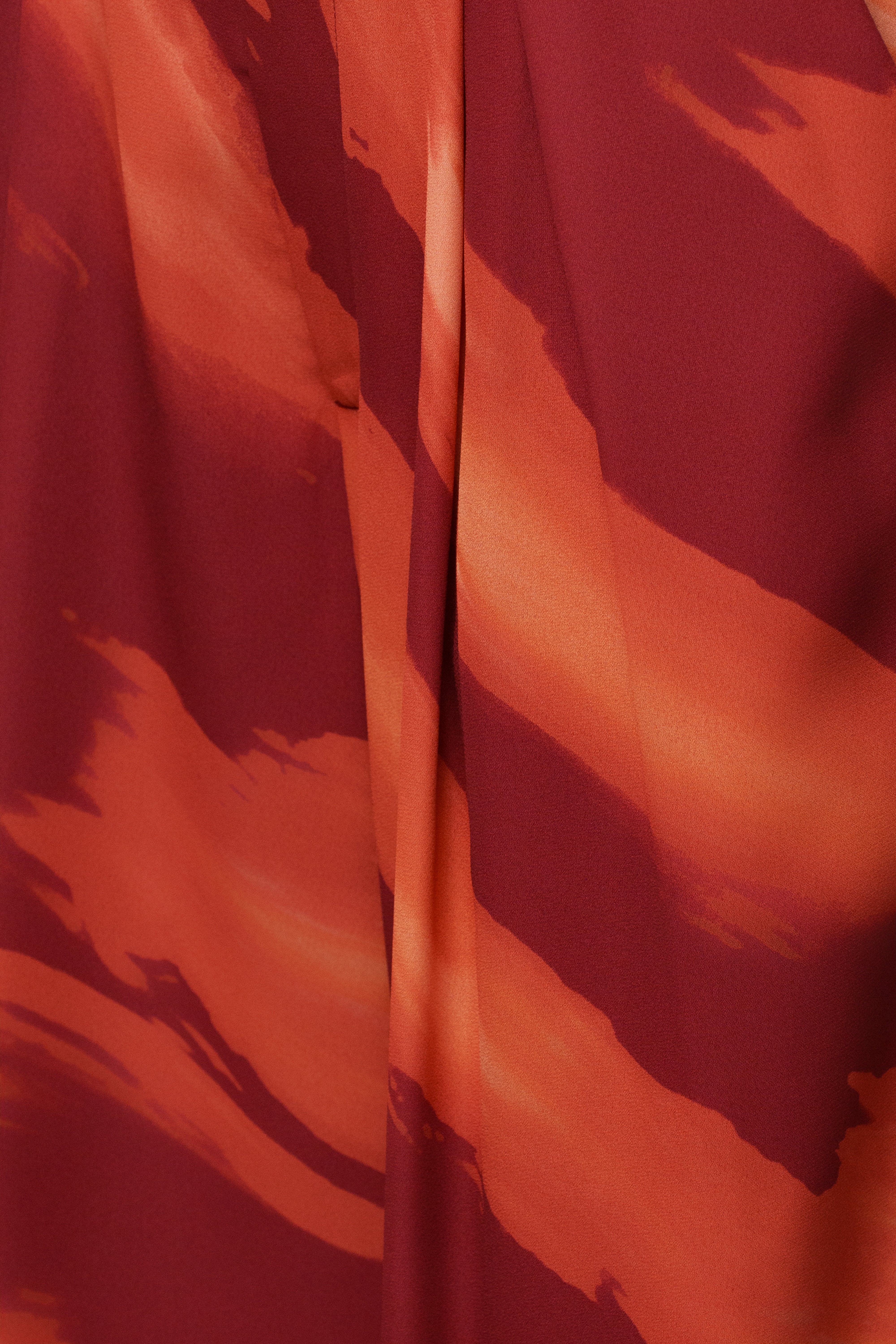 Crimson Dusk soft pleated trousers by JLUXLABEL, shown flat with waistband and pleats, in a stylish bottom wear design.