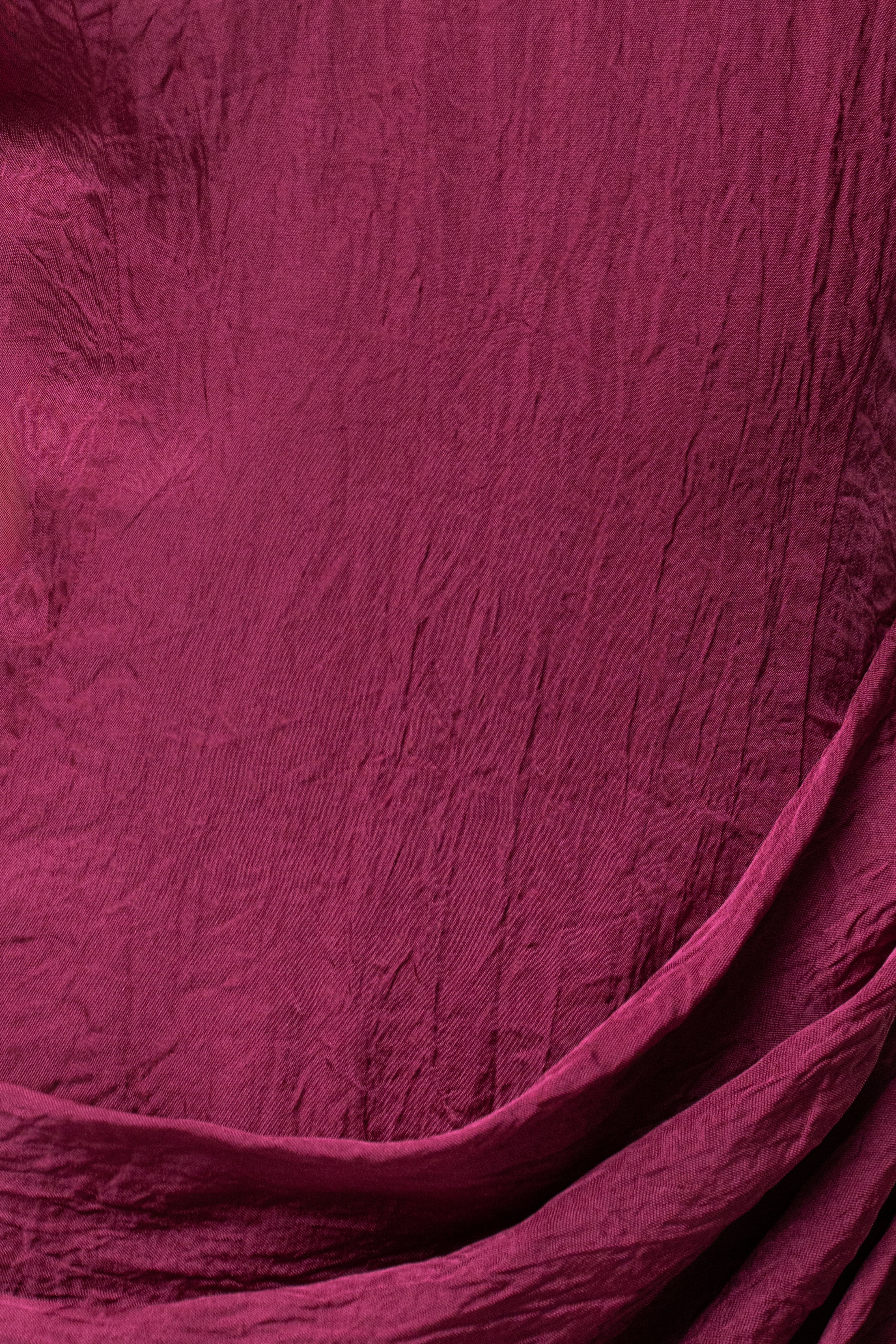 Fuchsia Golden Passage mini dress by JLUXLABEL featuring a fitted silhouette and stylish design, displayed on a hanger.