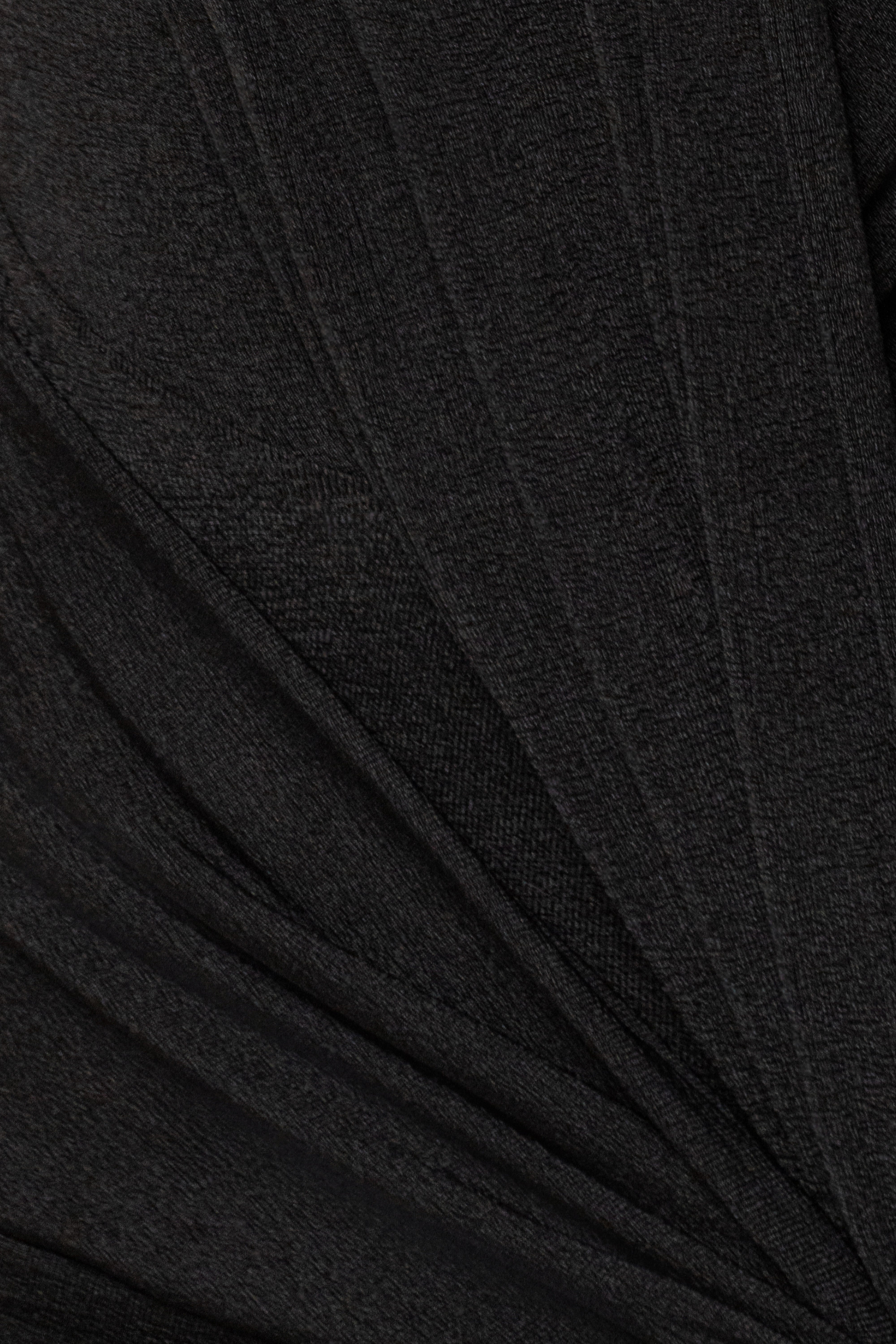 Black Palma Plunge Maxi Dress by JLUXLABEL featuring a deep neckline and flowing fabric, perfect for elegant occasions.