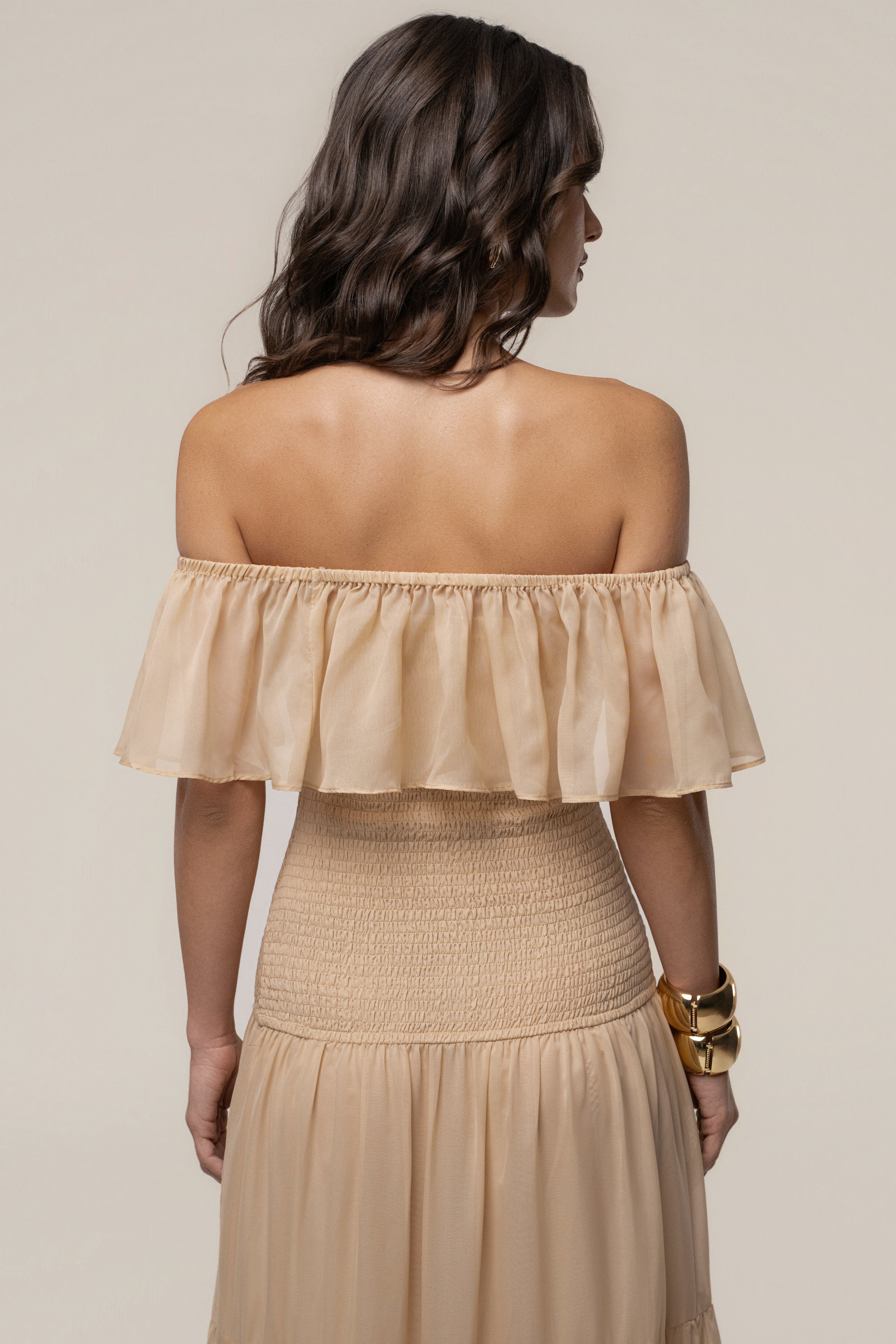 Sand seaside drift maxi dress by JLUXLABEL, flowing linen dress with a relaxed silhouette and beachy, boho-inspired style.