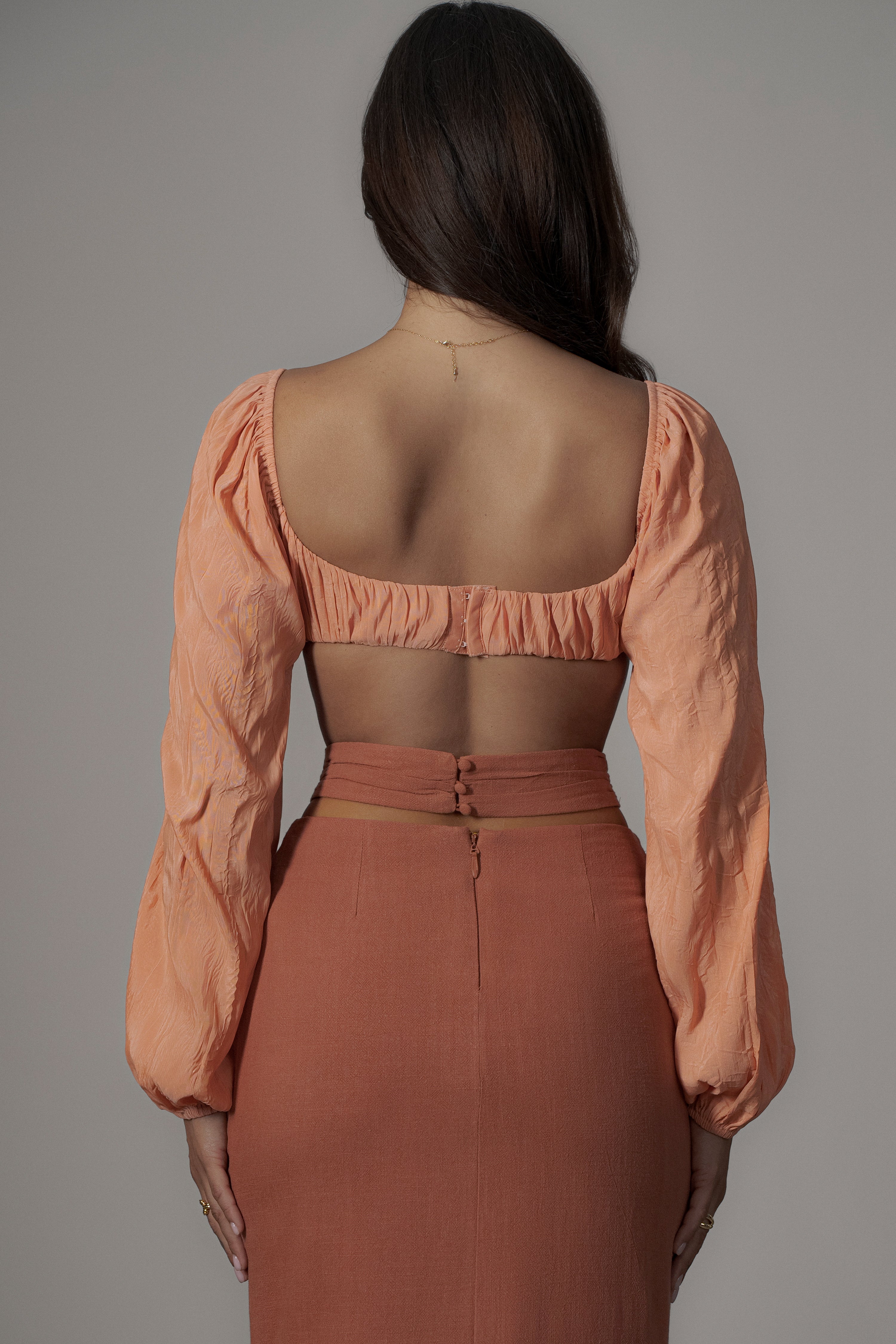 Coral Carey Long Sleeve Top - JLUXLABEL