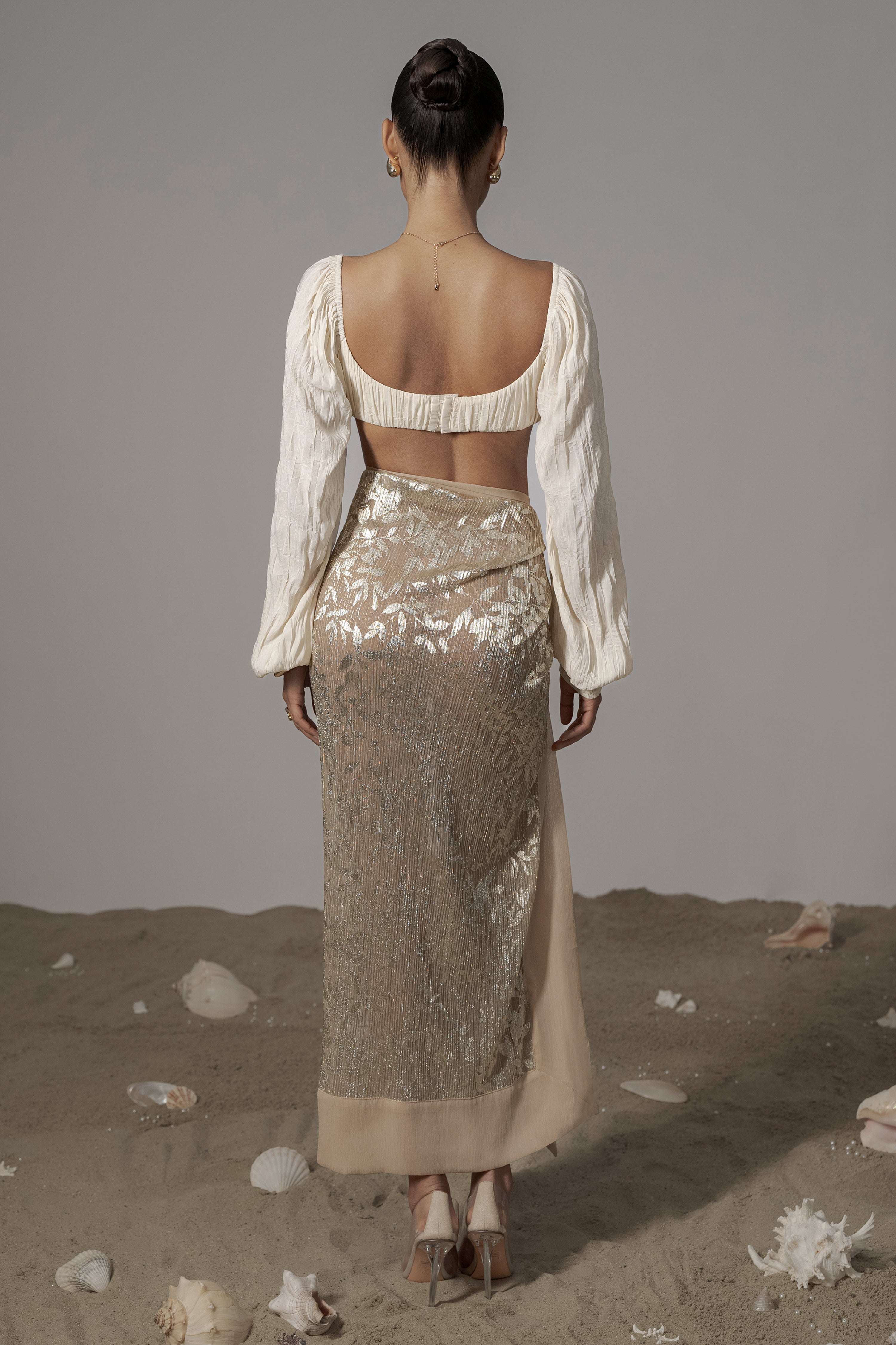 Ivory Carey Long Sleeve Top - JLUXLABEL