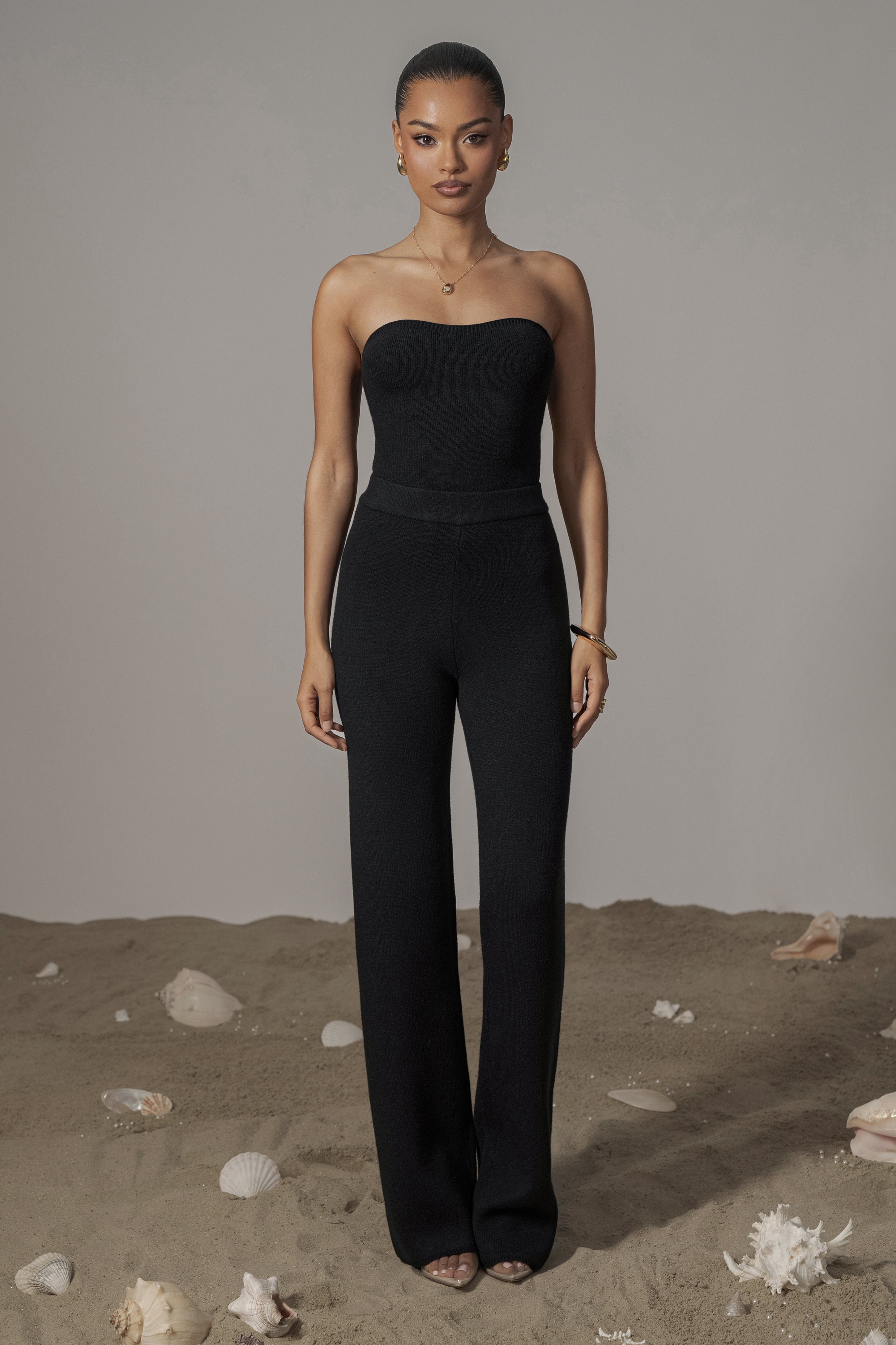 Black Tropic Oasis Top - JLUXLABEL