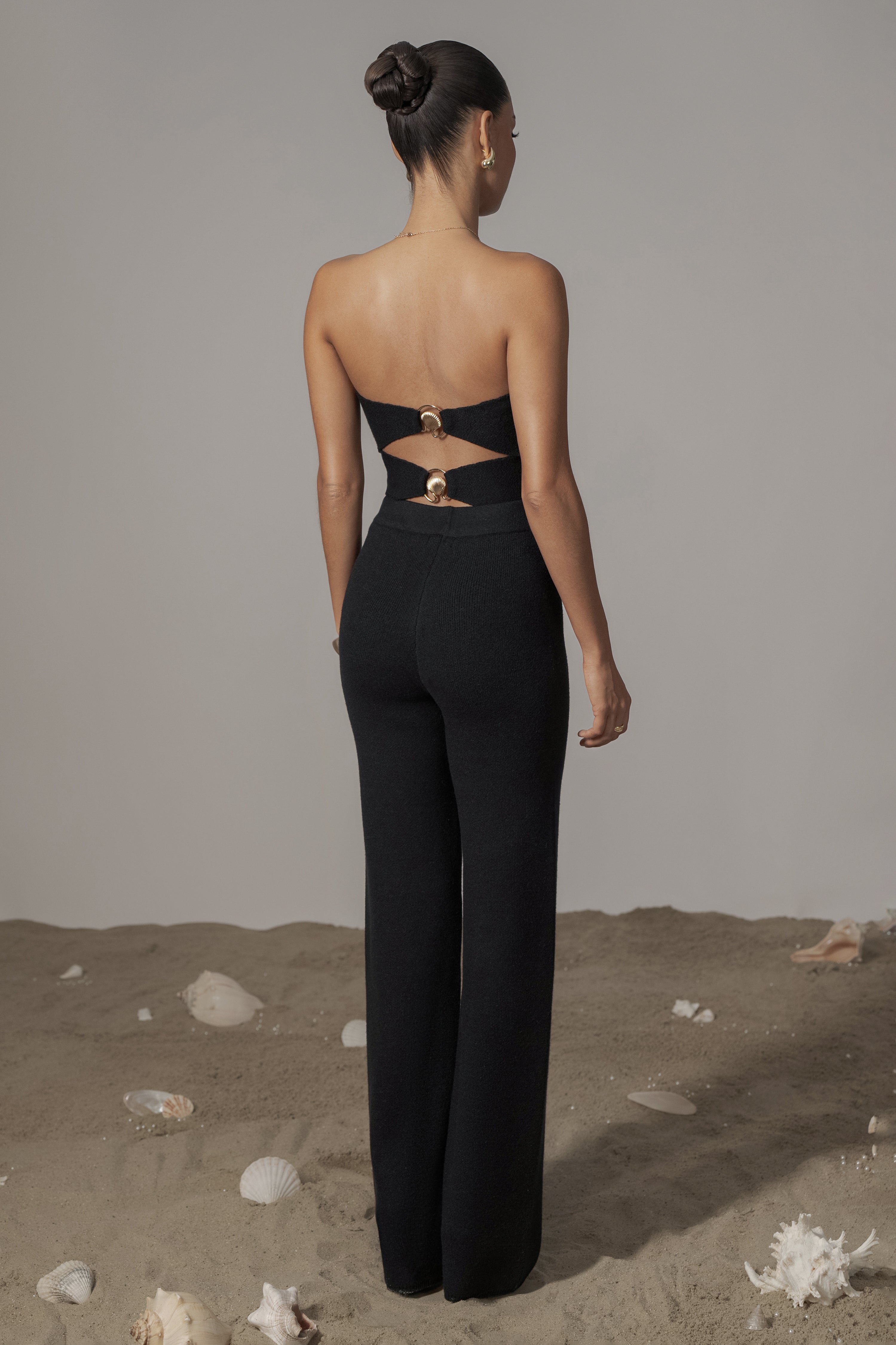 Black Tropic Oasis Top - JLUXLABEL