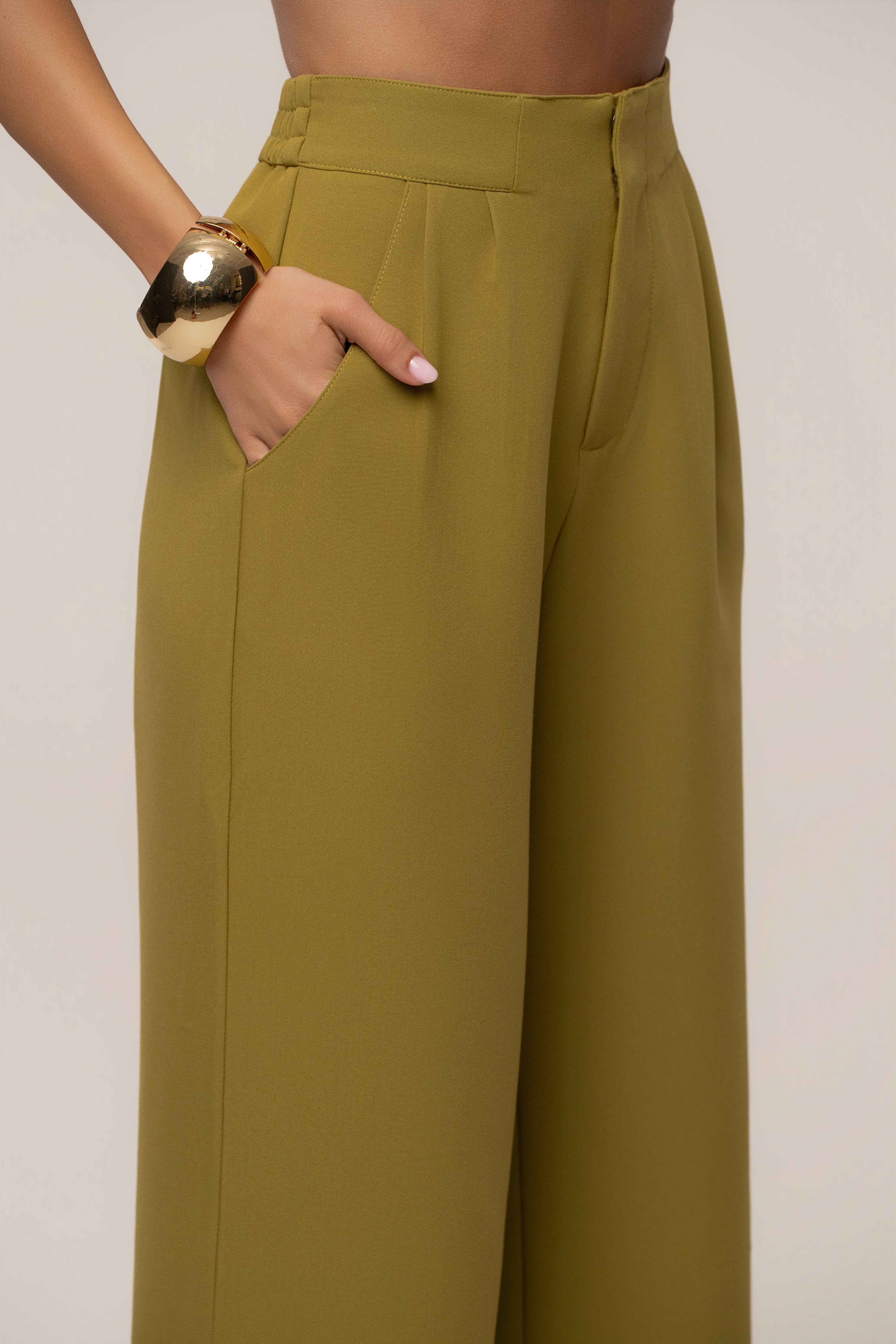 Lime Always Ready Tailored Trouser