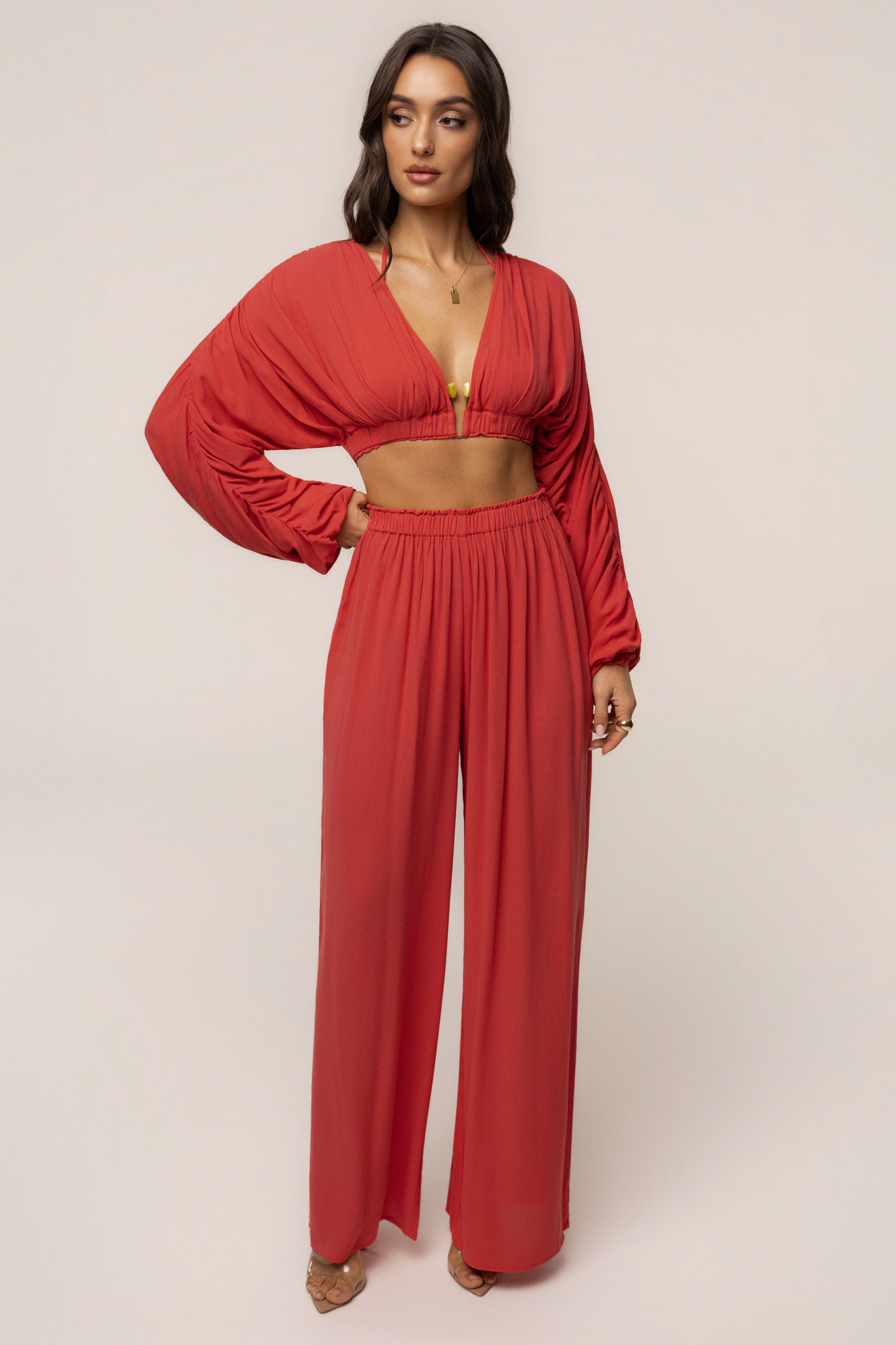 JLUXLABEL Berry Island Breeze pant set featuring a relaxed fit and vibrant print, perfect for casual and summer wear.