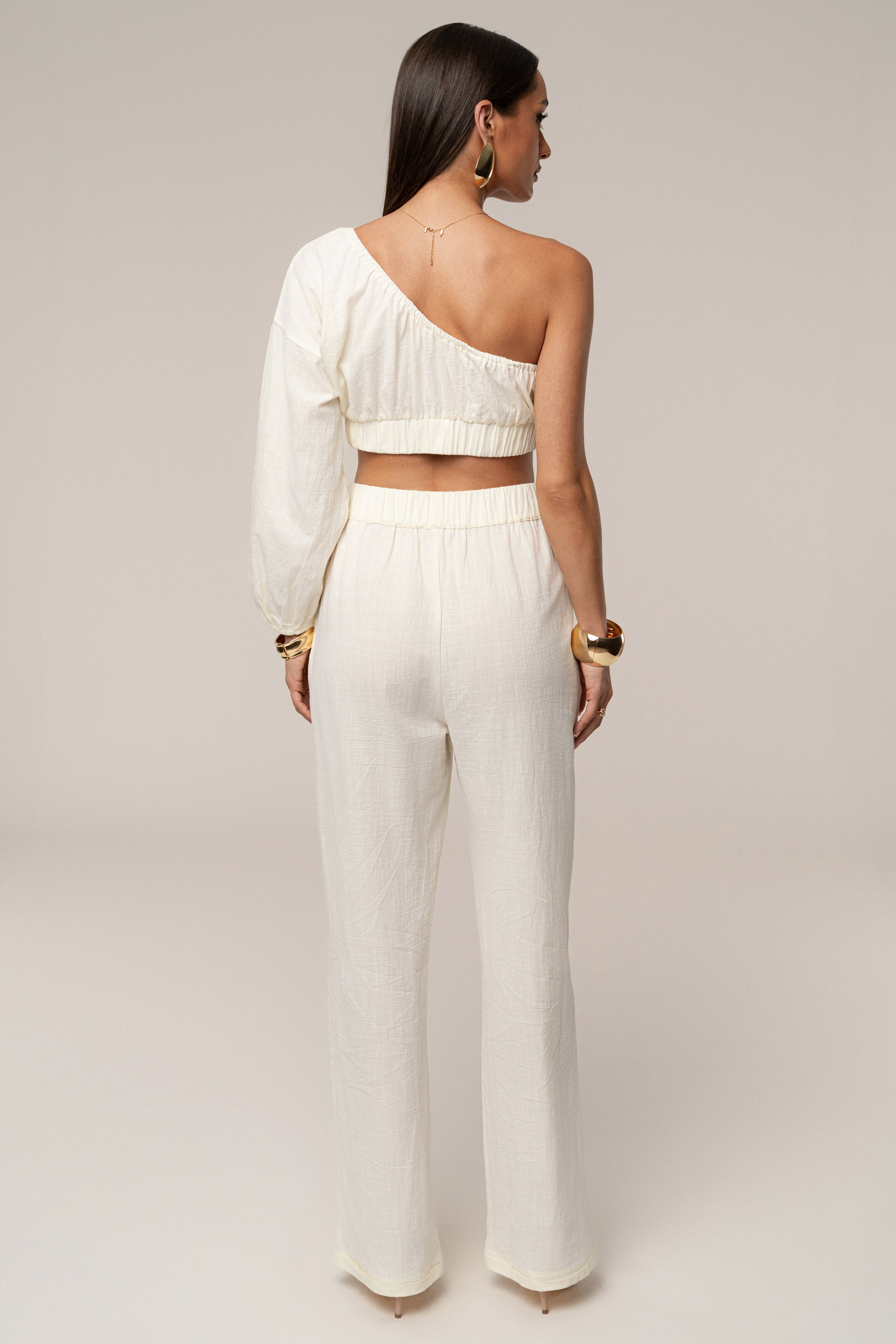 Ivory Coastal Tide Pant Set - JLUXLABEL