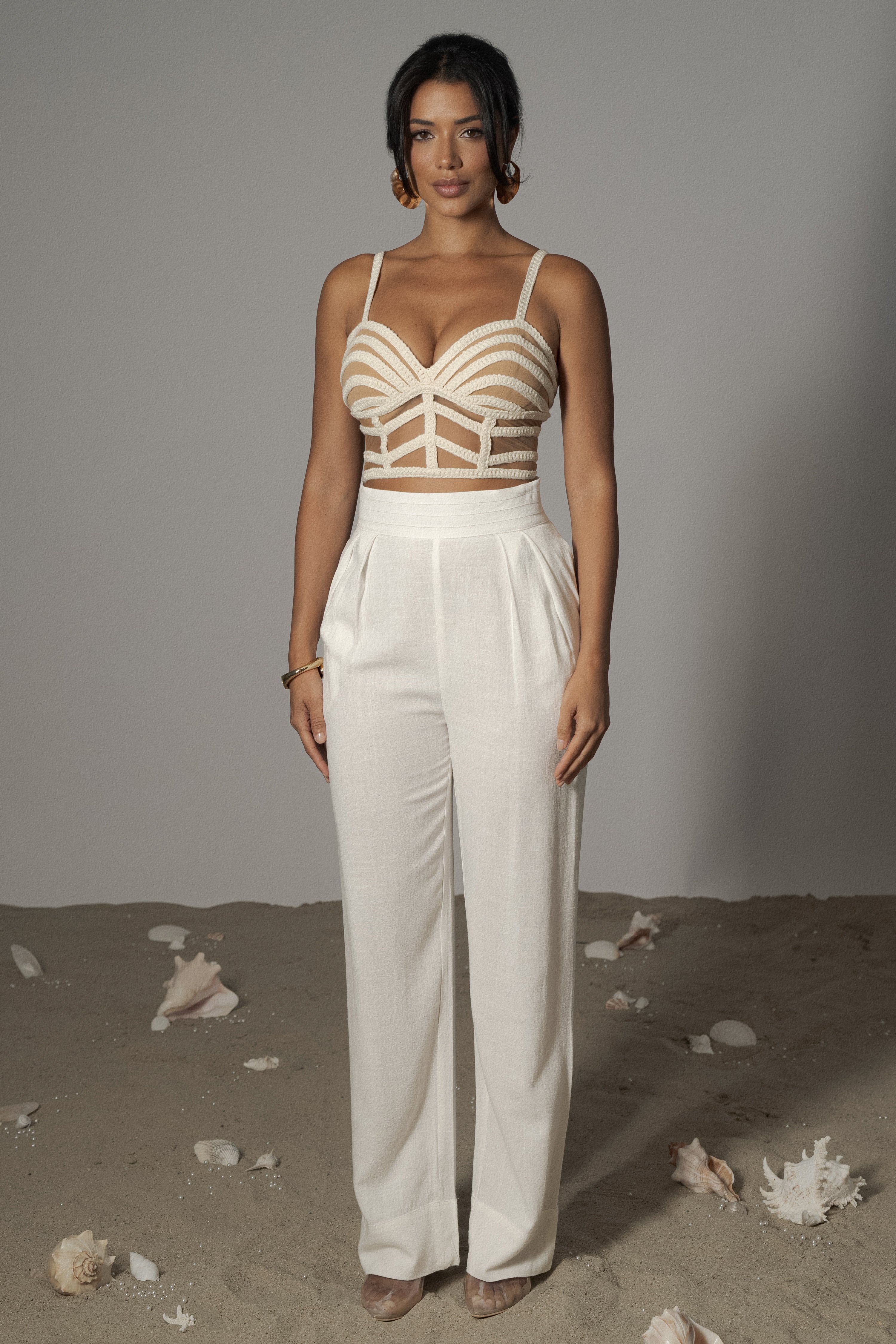 Ivory Serenity Bay Top - JLUXLABEL