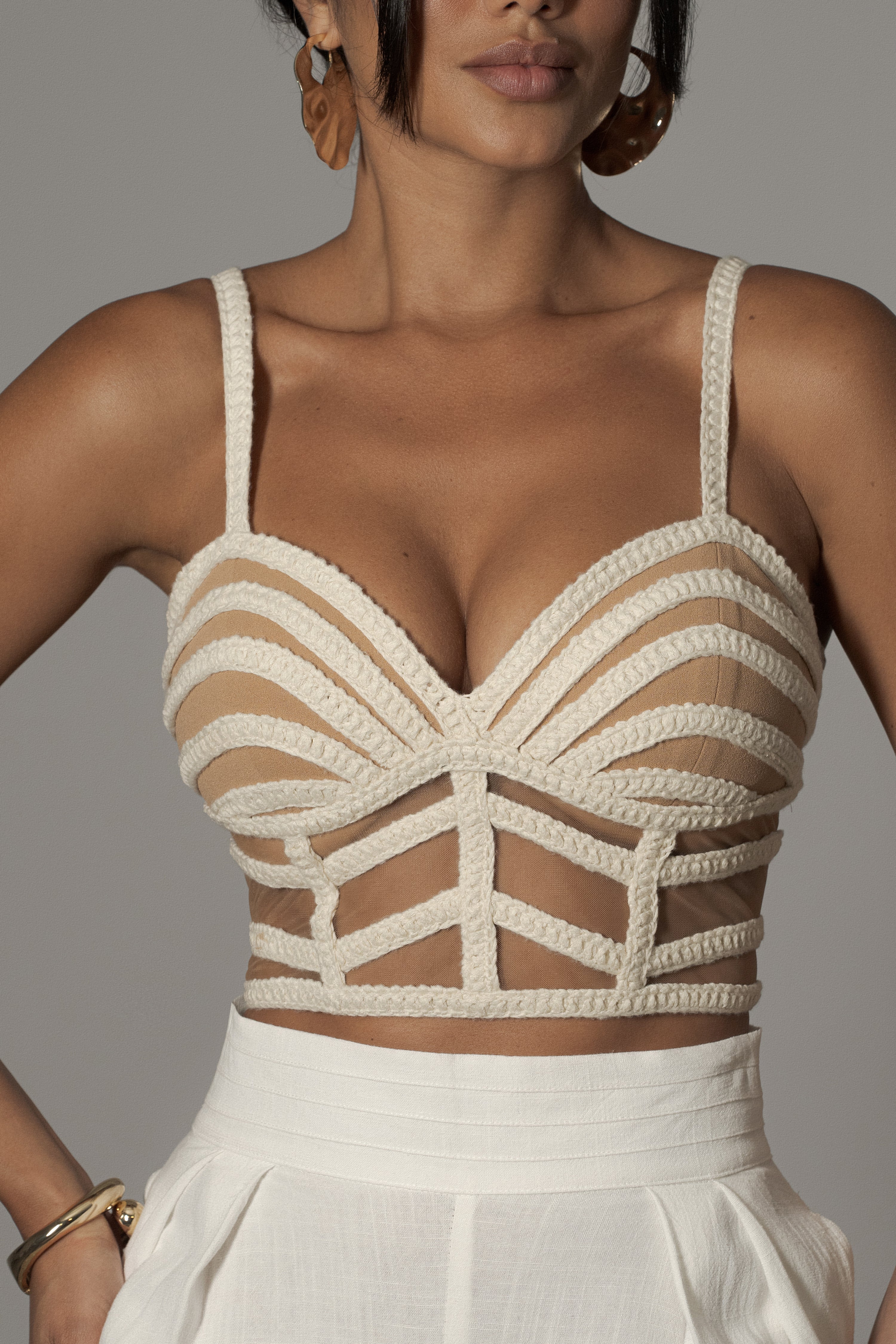 Ivory Serenity Bay Top - JLUXLABEL