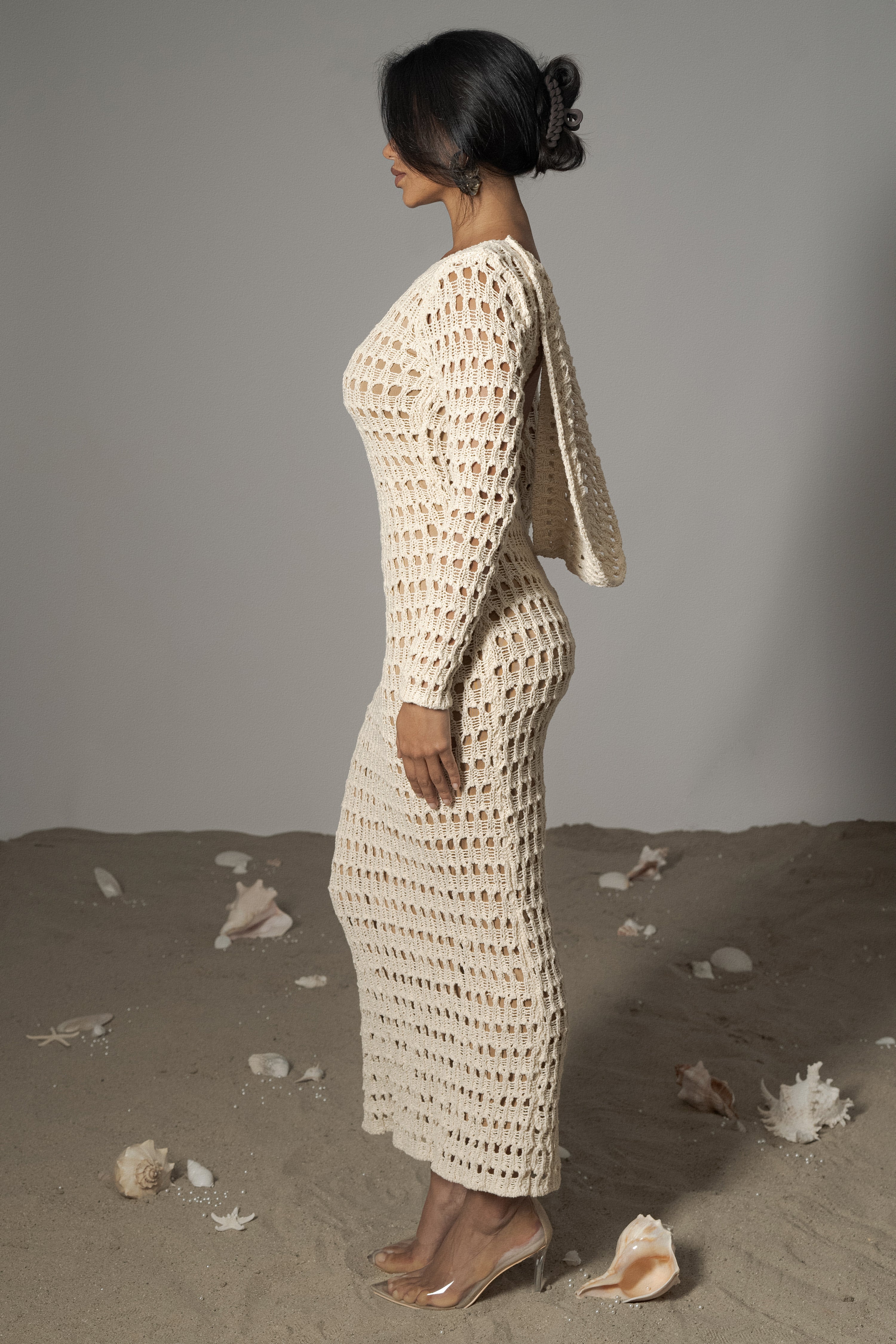 Milk Serene Wonders Crochet Dress - JLUXLABEL