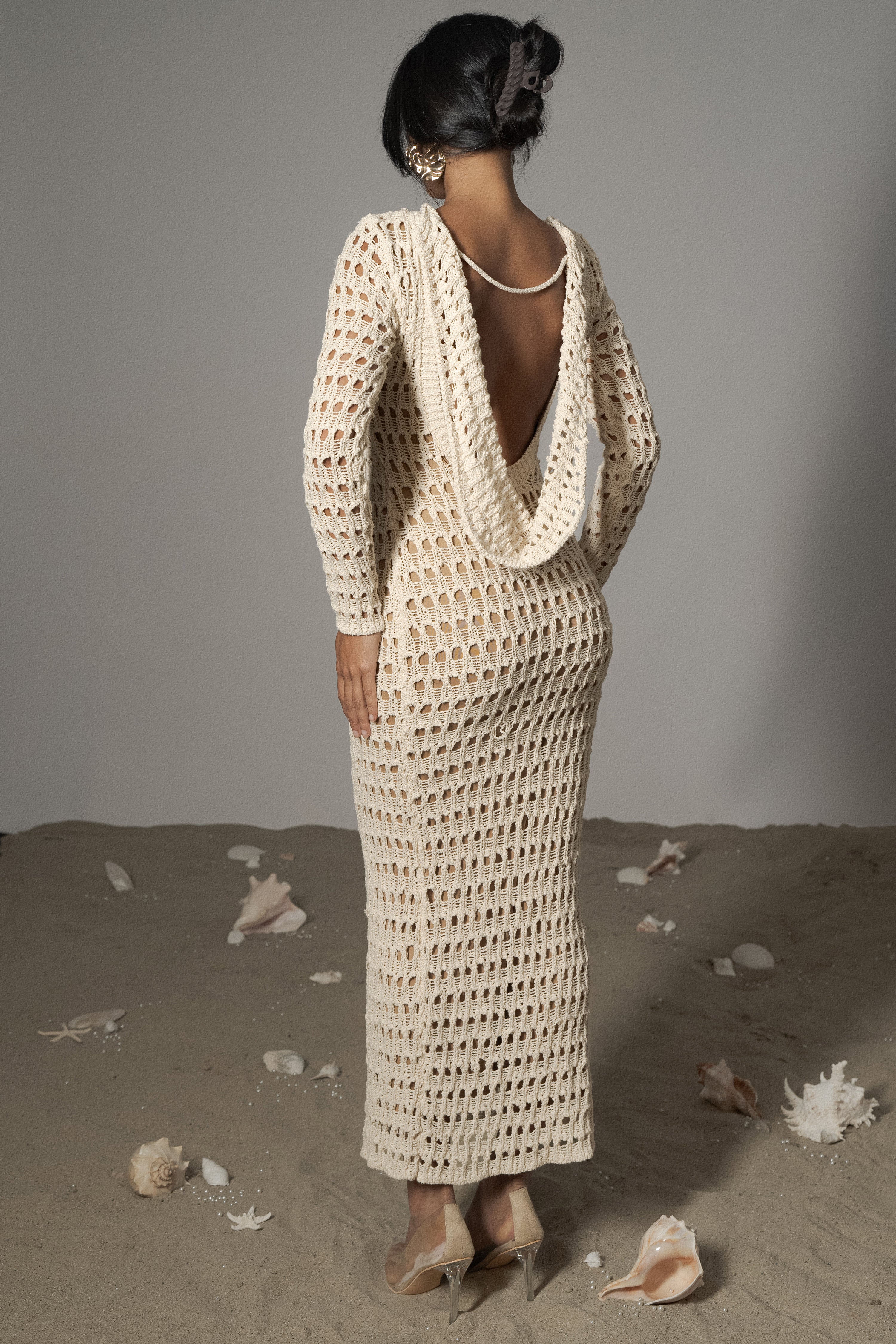 Milk Serene Wonders Crochet Dress - JLUXLABEL