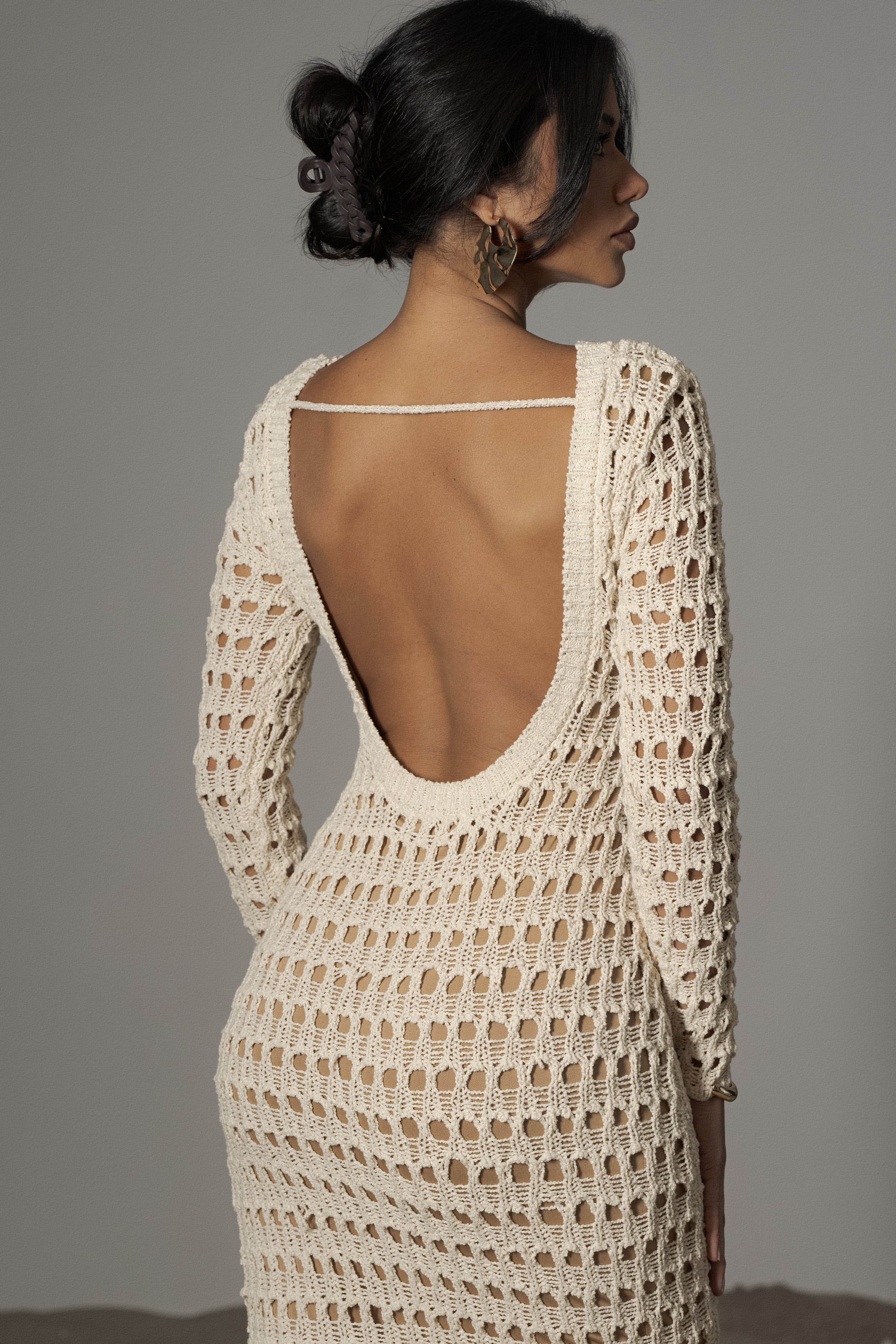 Milk Serene Wonders Crochet Dress - JLUXLABEL