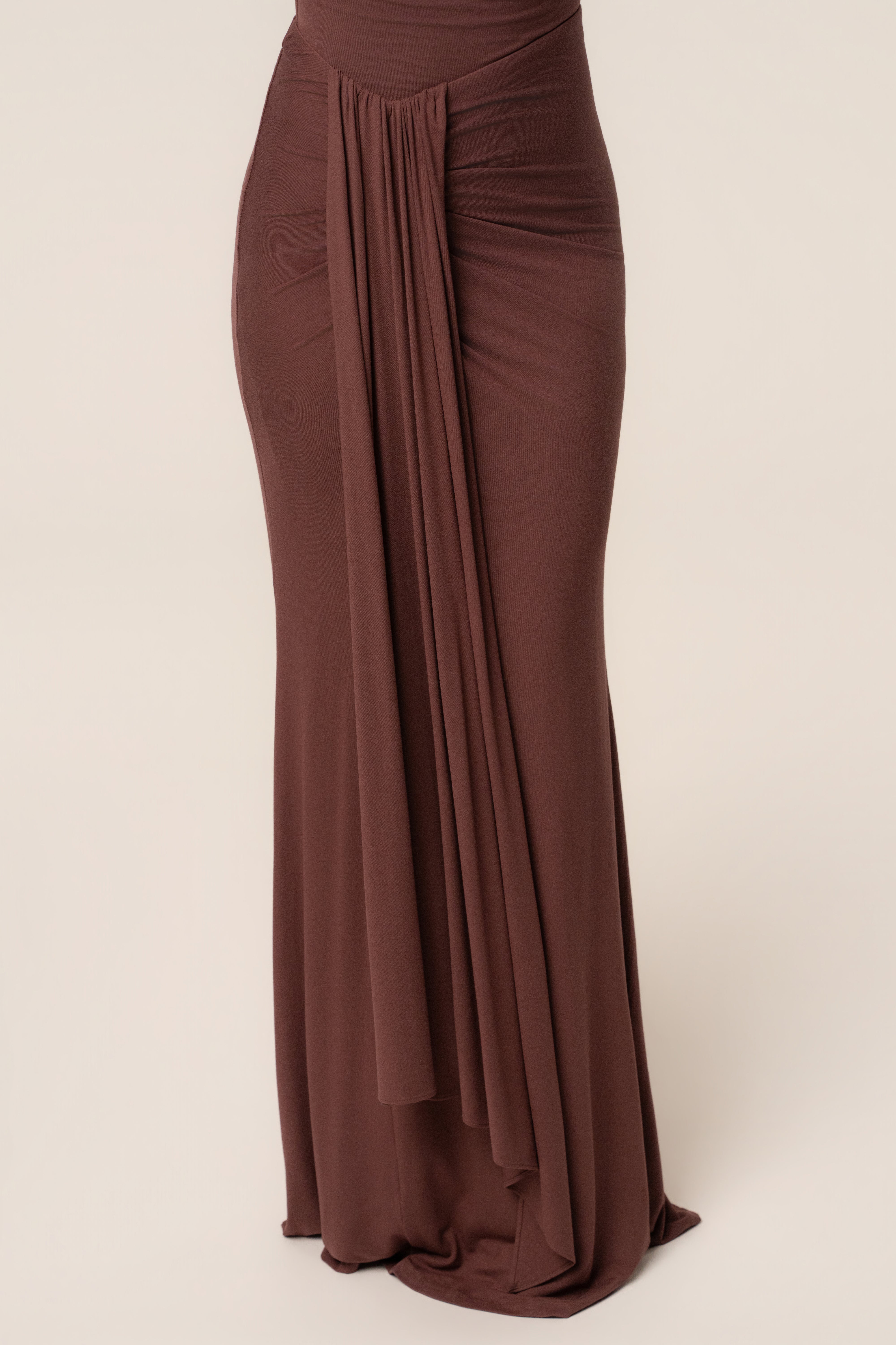 Brown Coastal Multi Skirt Set from JLUXLABEL featuring a stylish coordinated skirt and top ensemble.