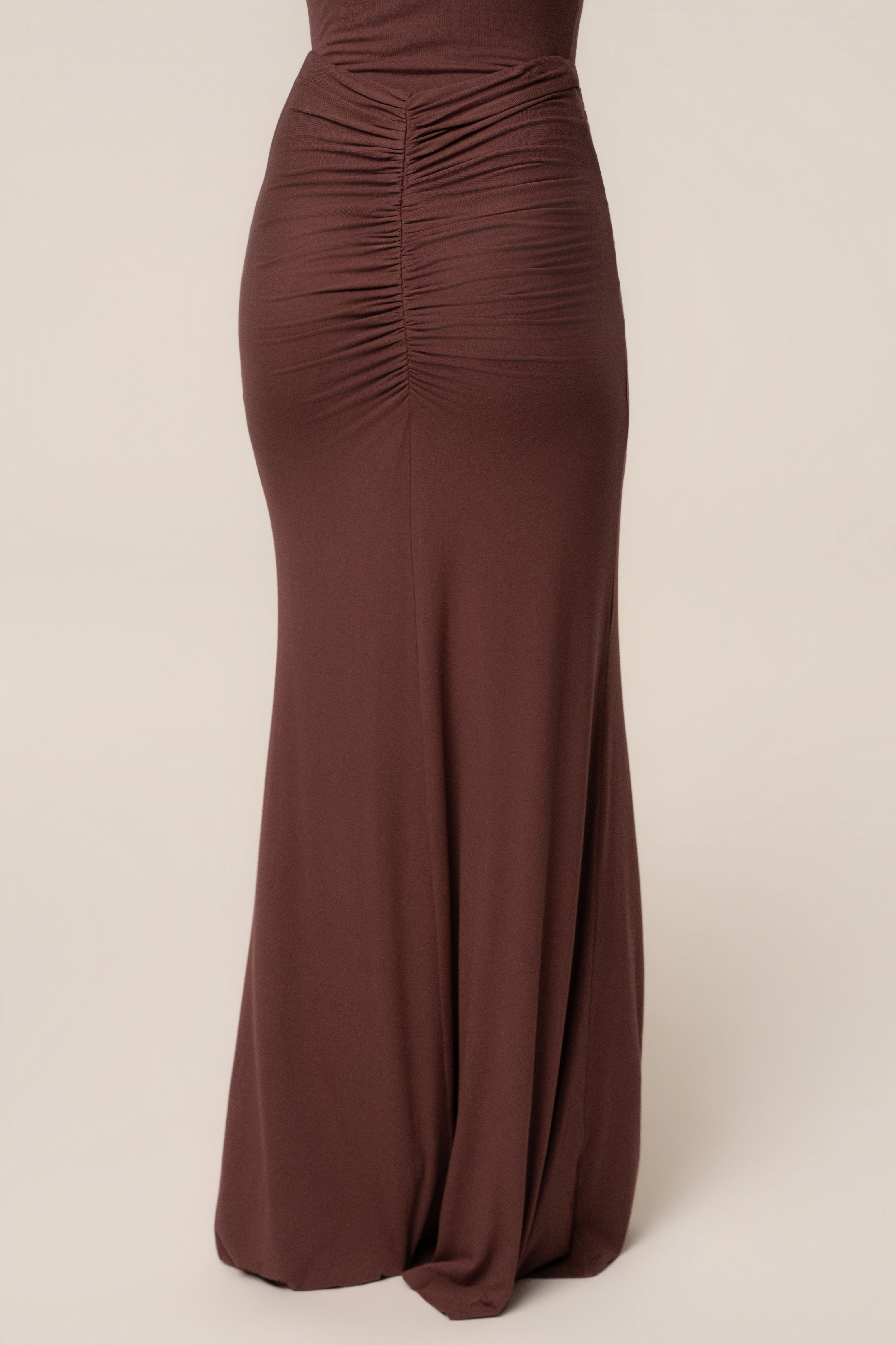 Brown Coastal multi skirt set by JLUXLABEL featuring a flowing skirt and matching top, perfect for casual or beachwear.